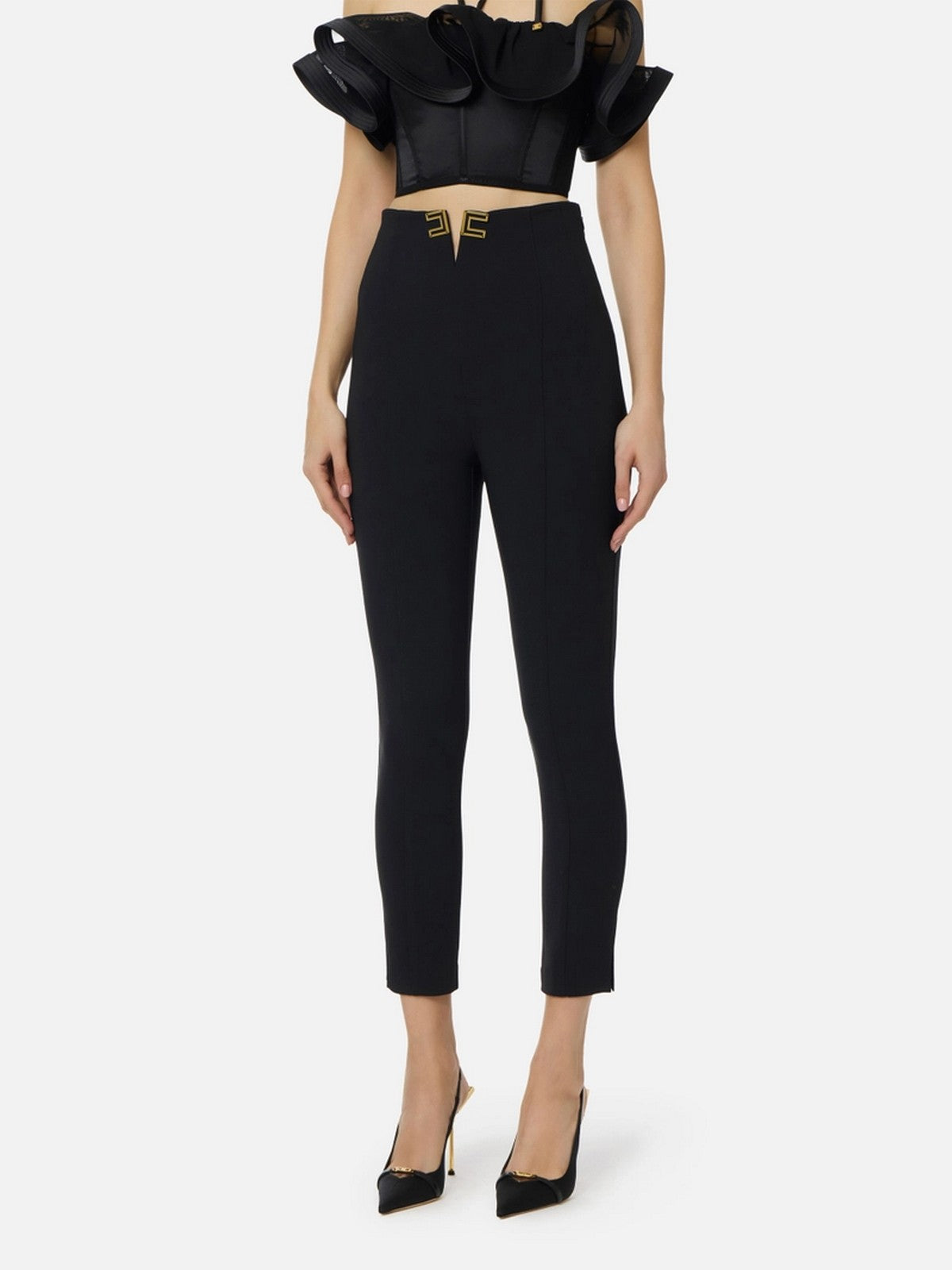 ELISABETTA FRANCHI Pantalone Donna  PA16361E2 110 Nero