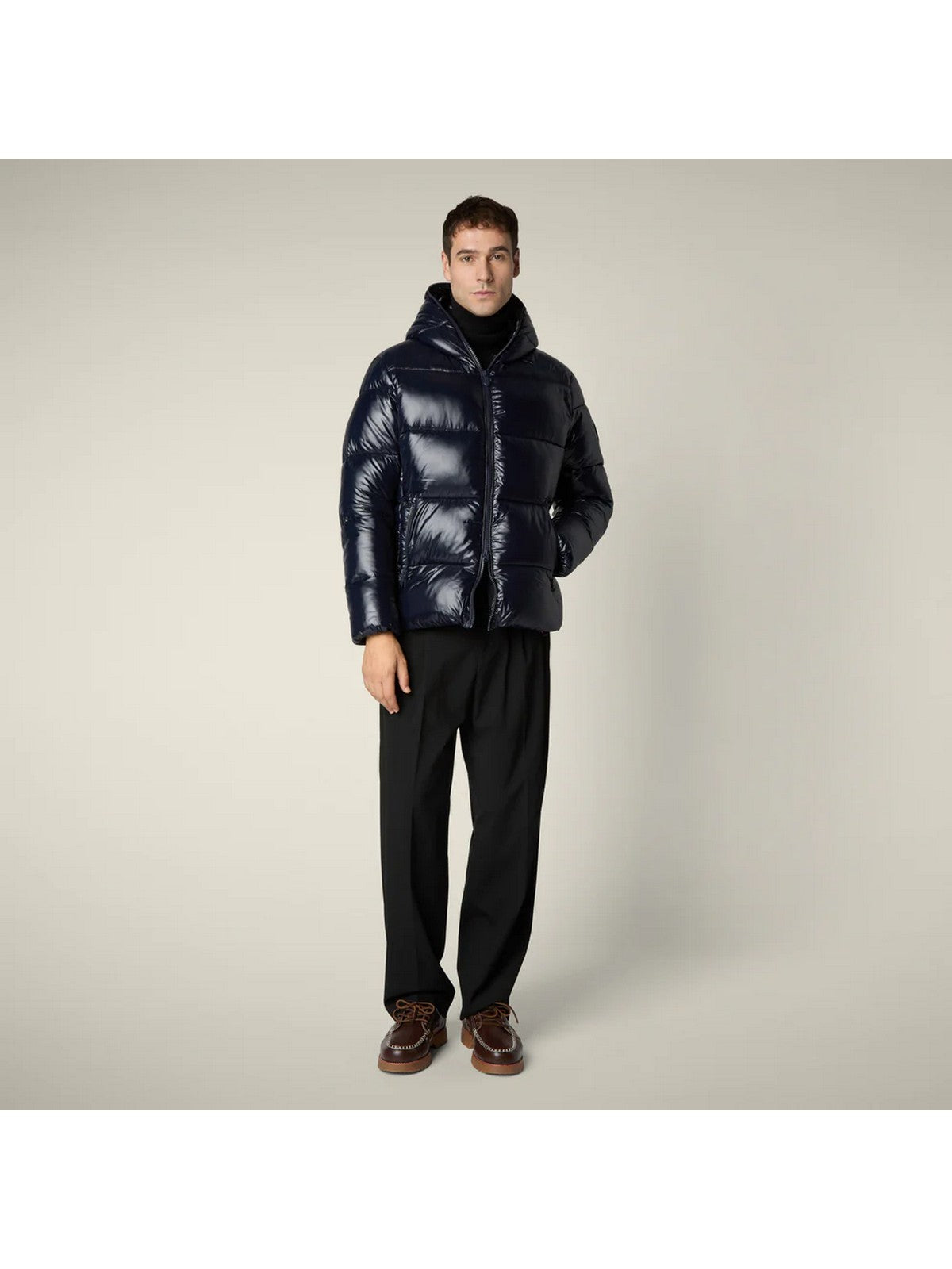 SAVE THE DUCK Piumino Uomo Edgard D31280M LOVE21 90010 BLUE BLACK