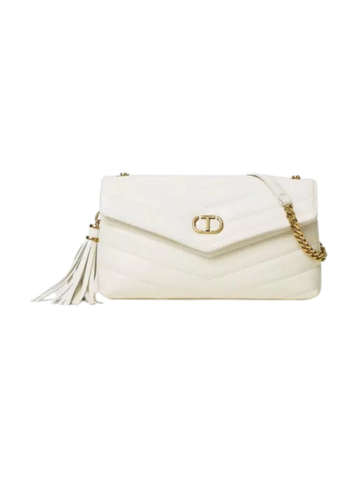 TWINSET Borsa Donna DREAMY LEATHER 242TB7192 11748 Bianco gioboutiqueweb