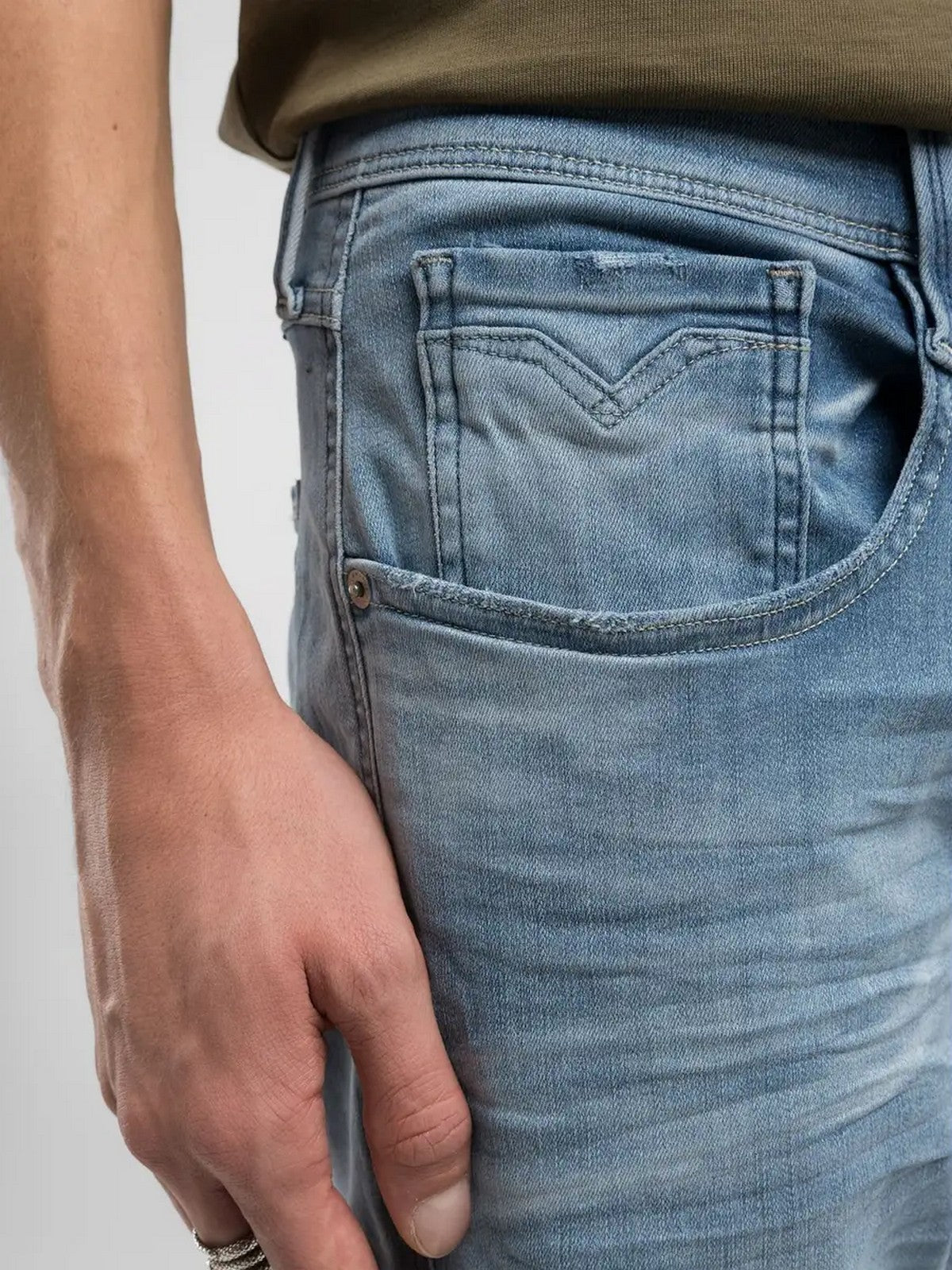 REPLAY Jeans Uomo  M914Y000661A05 009 MEDIUM BLUE gioboutiqueweb