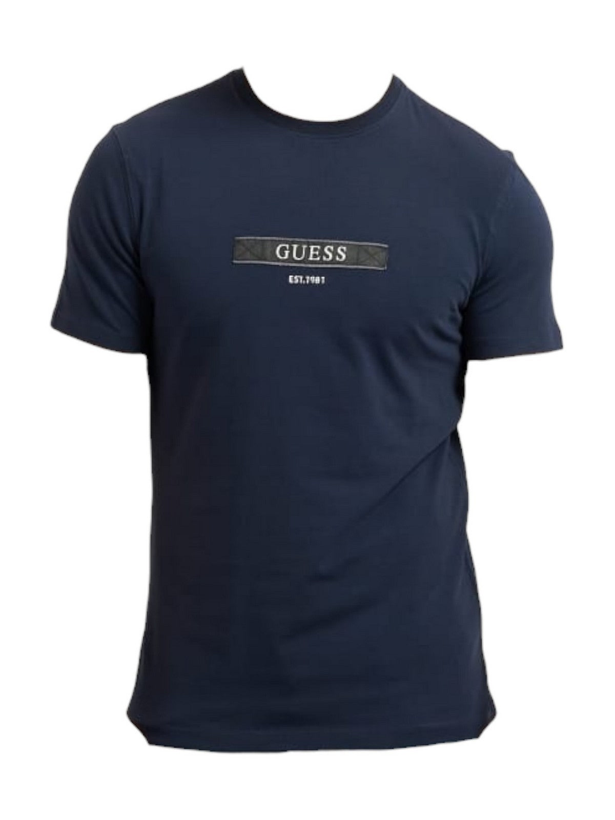 GUESS T-shirt Uomo SS CN LOGO BOX TEE M6RI17 J1314 G7V2 SMART BLUE