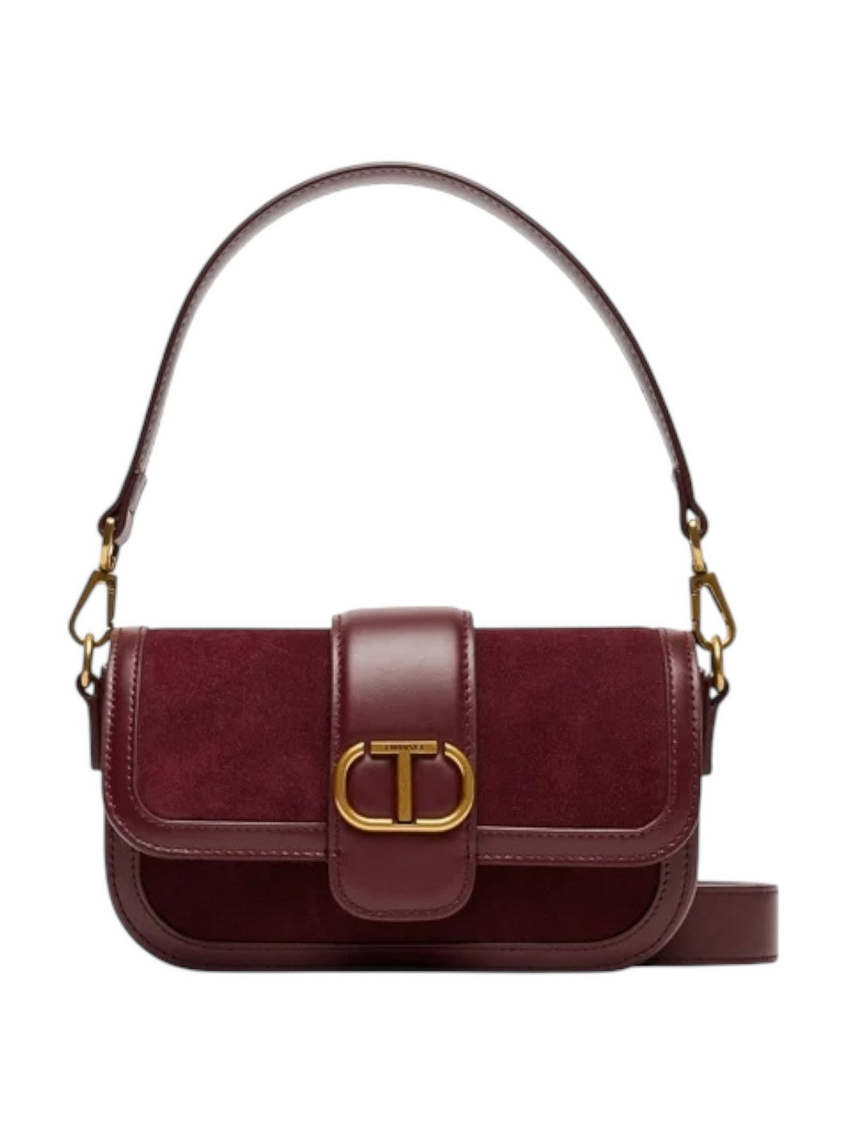 TWINSET Borsa Donna AMIE LEATHER 252TD8371 12635 PURPLE EDEN