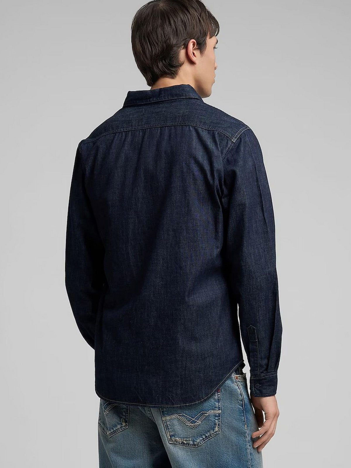 REPLAY Camicia Uomo  M4124000860B04 007 DARK BLUE