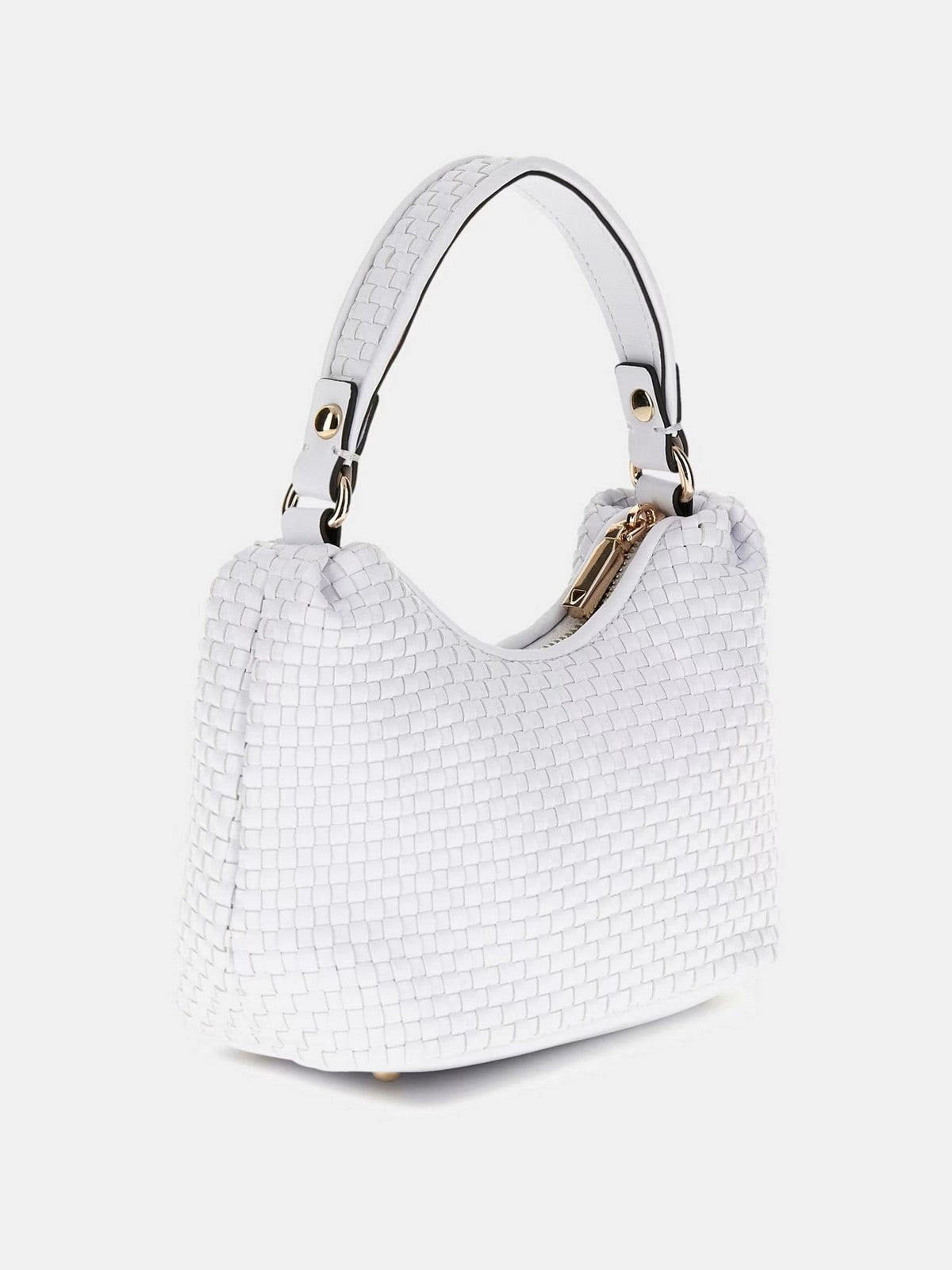 Guess Woman Bag Emelda Crossbody Top HWWG92 19730 WHI Bianco