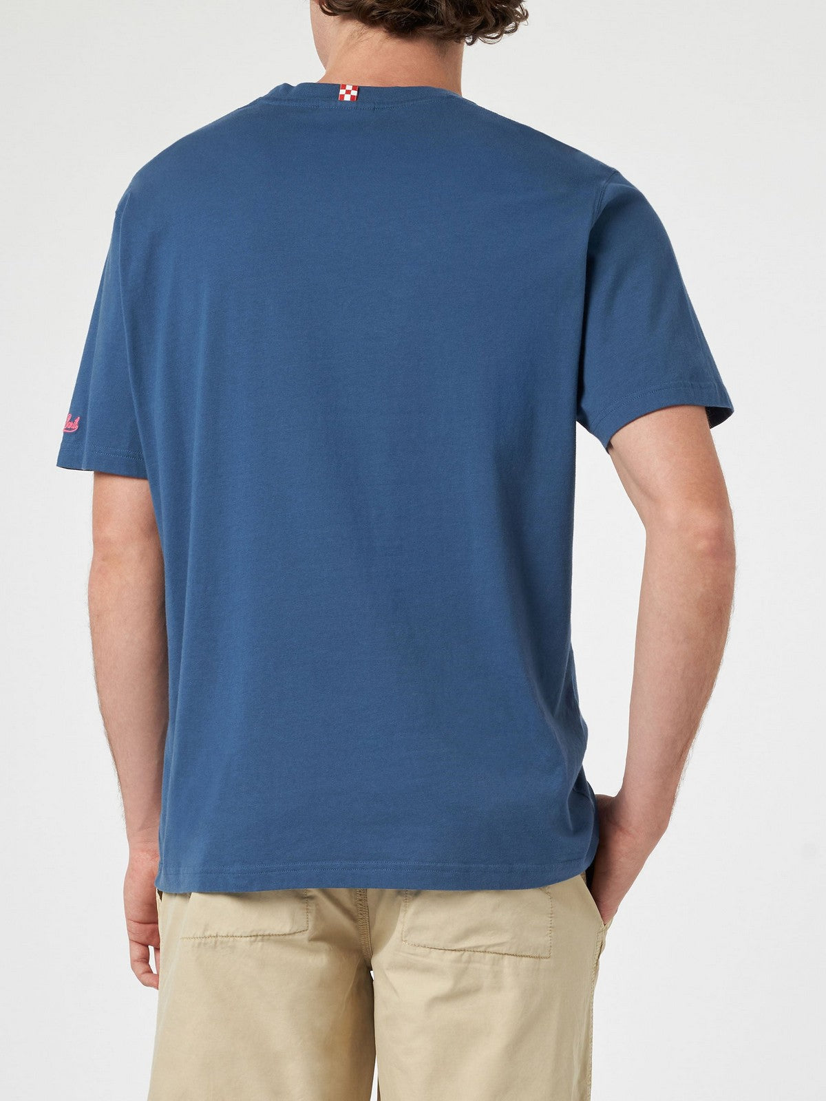 MC2 Saint Barth T-shirt and Pole Men Portofino 04118F Blue