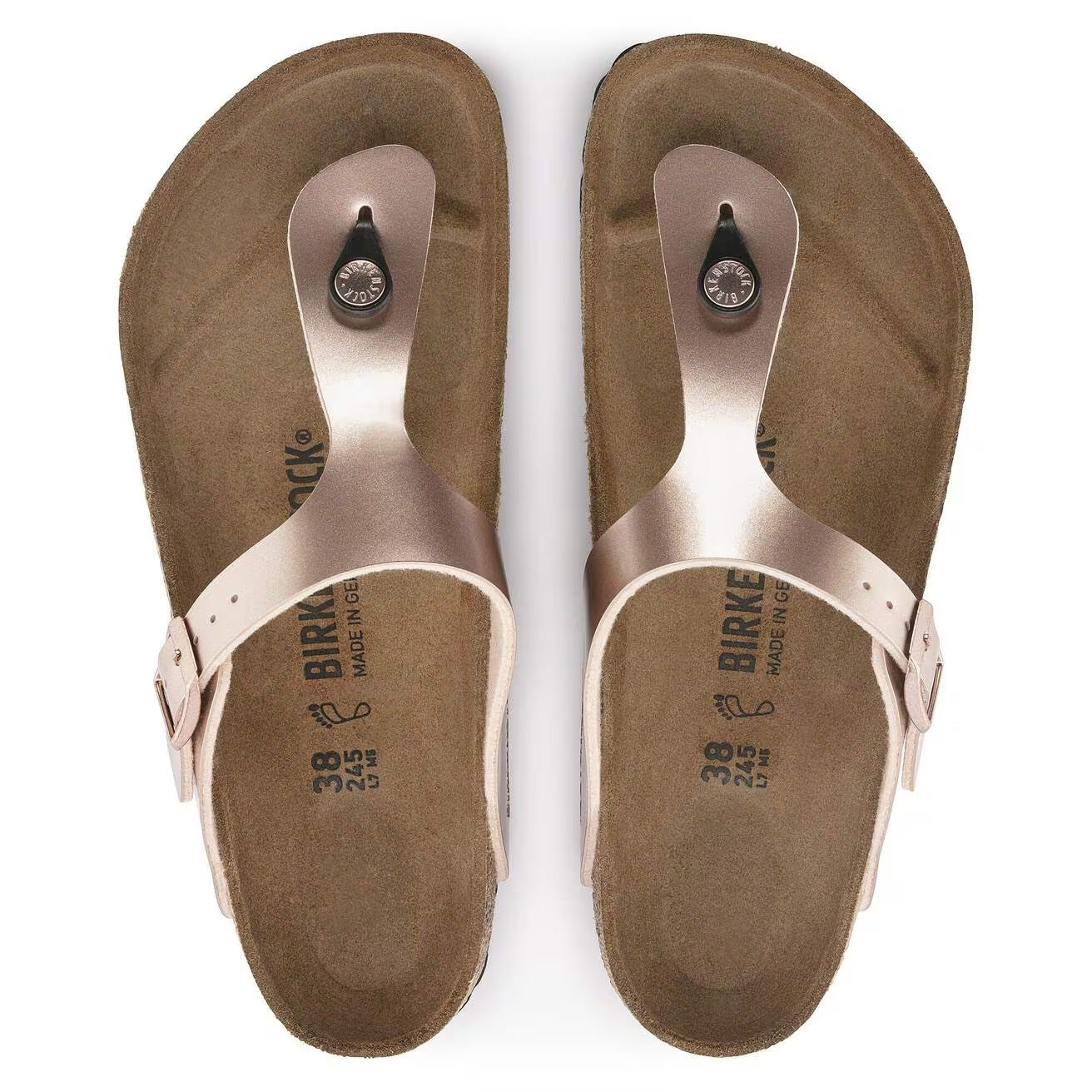 BIRKENSTOCK Sandalo Donna Gizeh copper, Birko Flor 1023943 COPPER