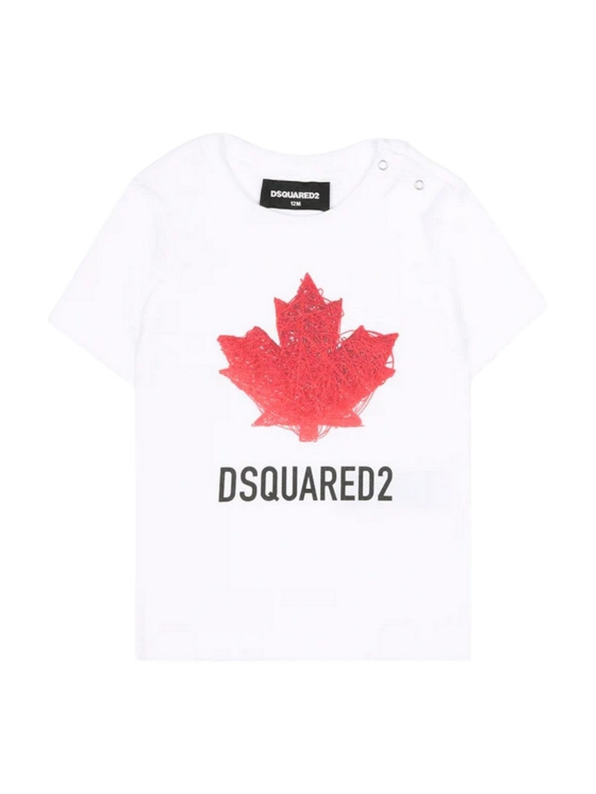 DSQUARED2 KIDS T-shirt Unisex bambino  DQ3278 D00XM DQ100 WHITE