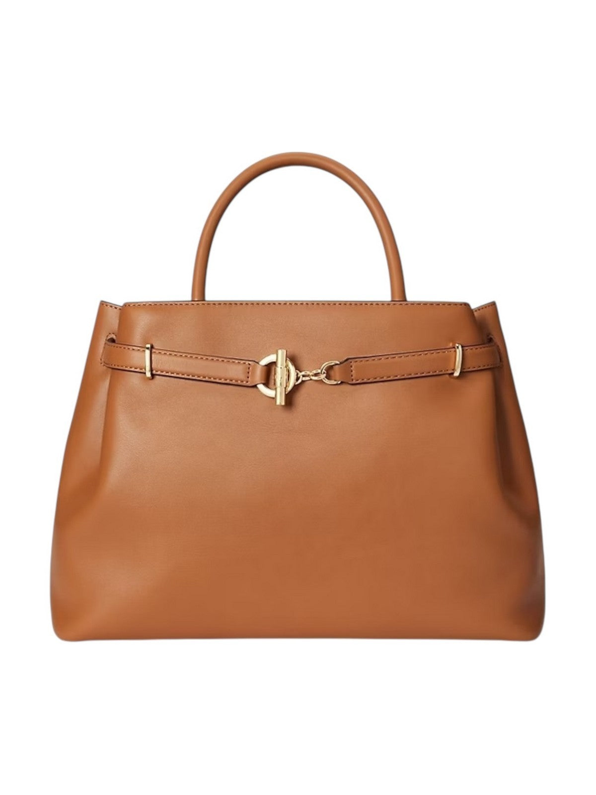 LAUREN RALPH LAUREN Borsa Donna BLKE LG SCHL-SATCHEL-LARGE 431P03417 005 CLASSIC CARAMEL