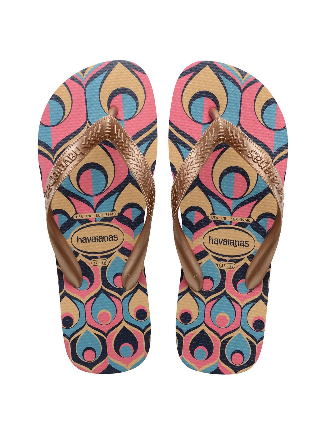 HAVAIANAS THOMBS 4123230.0570 GOLD