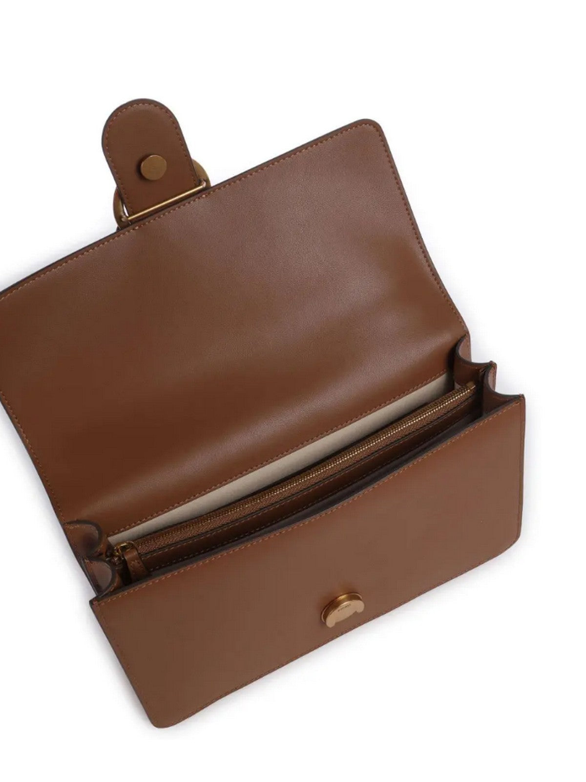 PINKO Borsa Donna LOVE ONE CLASSIC ST. CL 105857-A0F1 L17Q MARRONE - LEONE-ANTIQUE GOLD