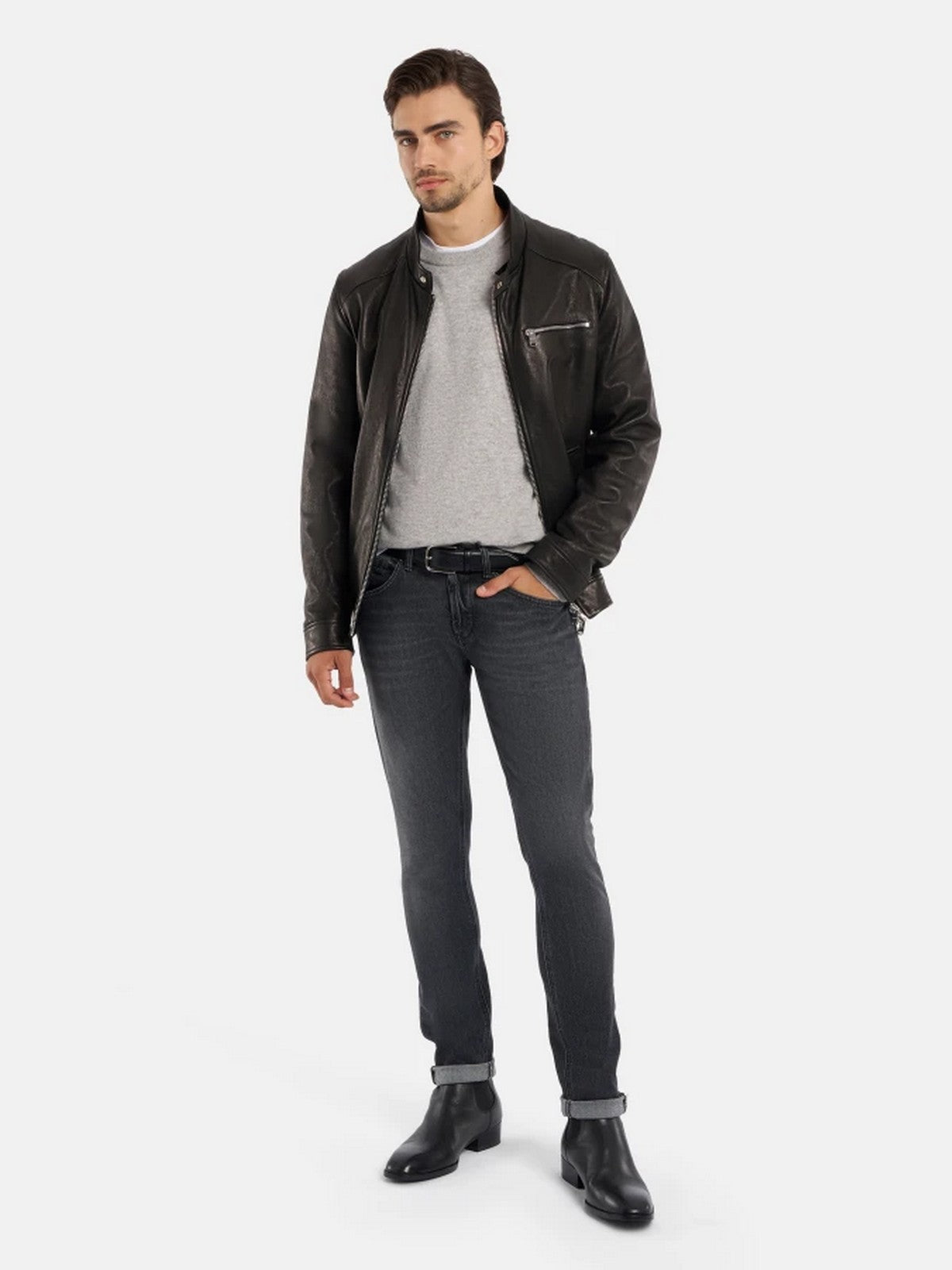 DONDUP Jeans Uomo George UP232 DSE377U LN9 999 Nero