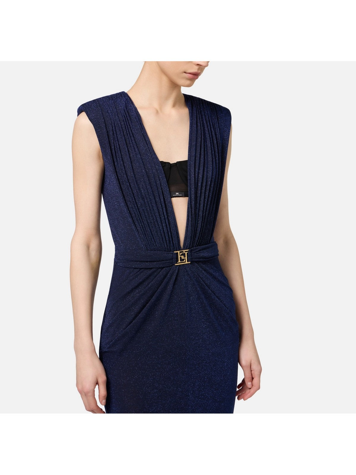 ELISABETTA FRANCHI Frau Kleid AB68547E2 CM5 Blau