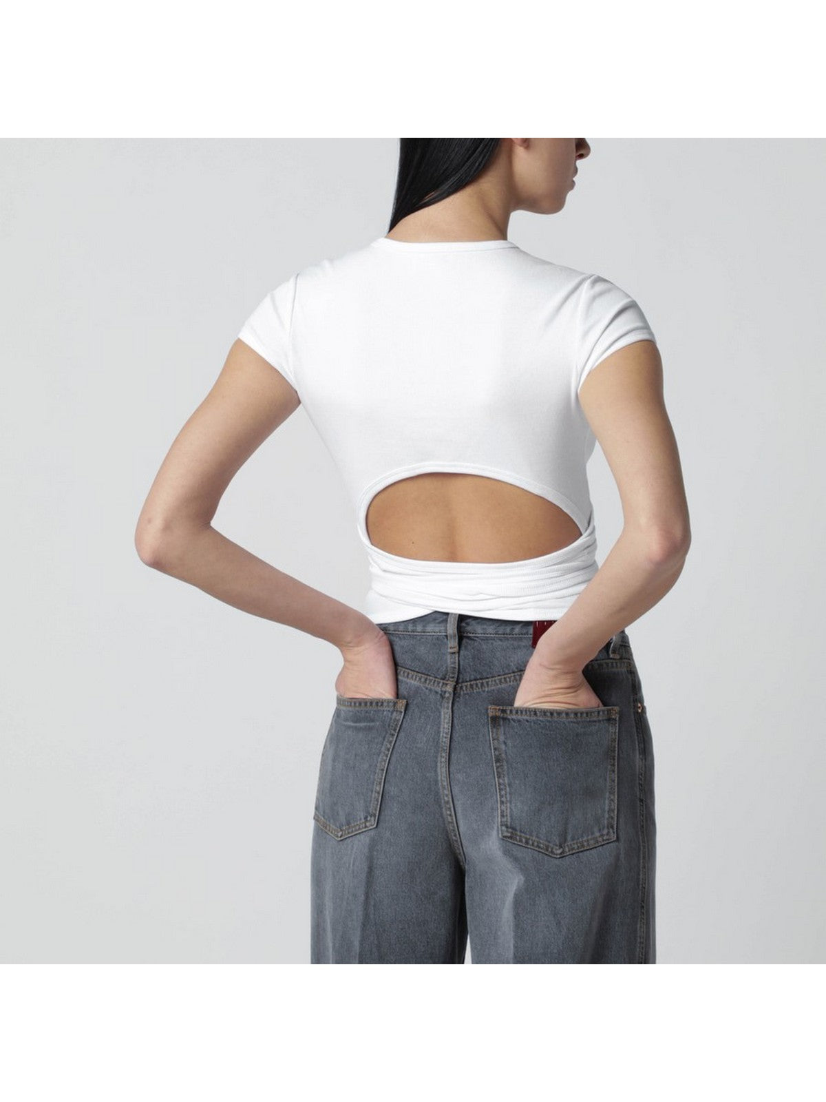 DIESEL T-shirt Donna T-BUNNY-TAIL-S1 TOP A21197 0EJAI 100 100 - WHITE