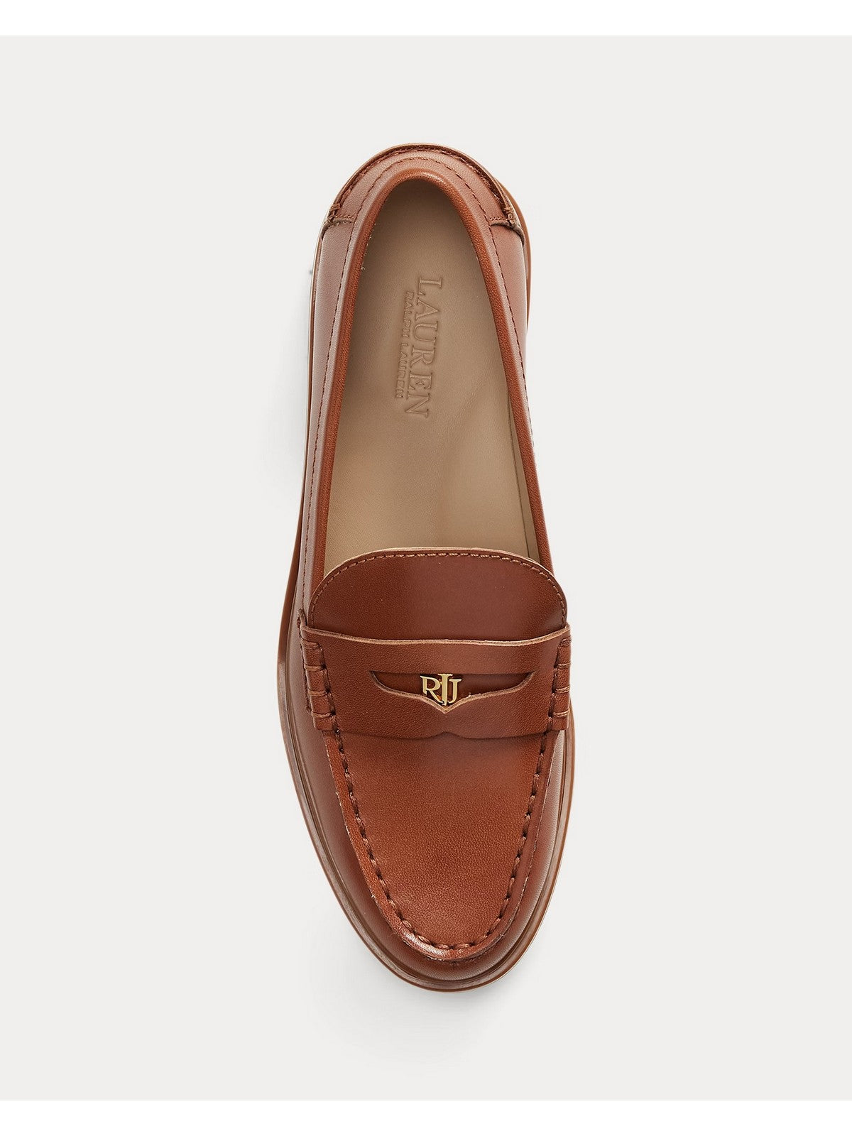 LAUREN RALPH LAUREN Mocassino Donna MARLI-FLATS-LOAFER 802967752 002 LAUREN TAN