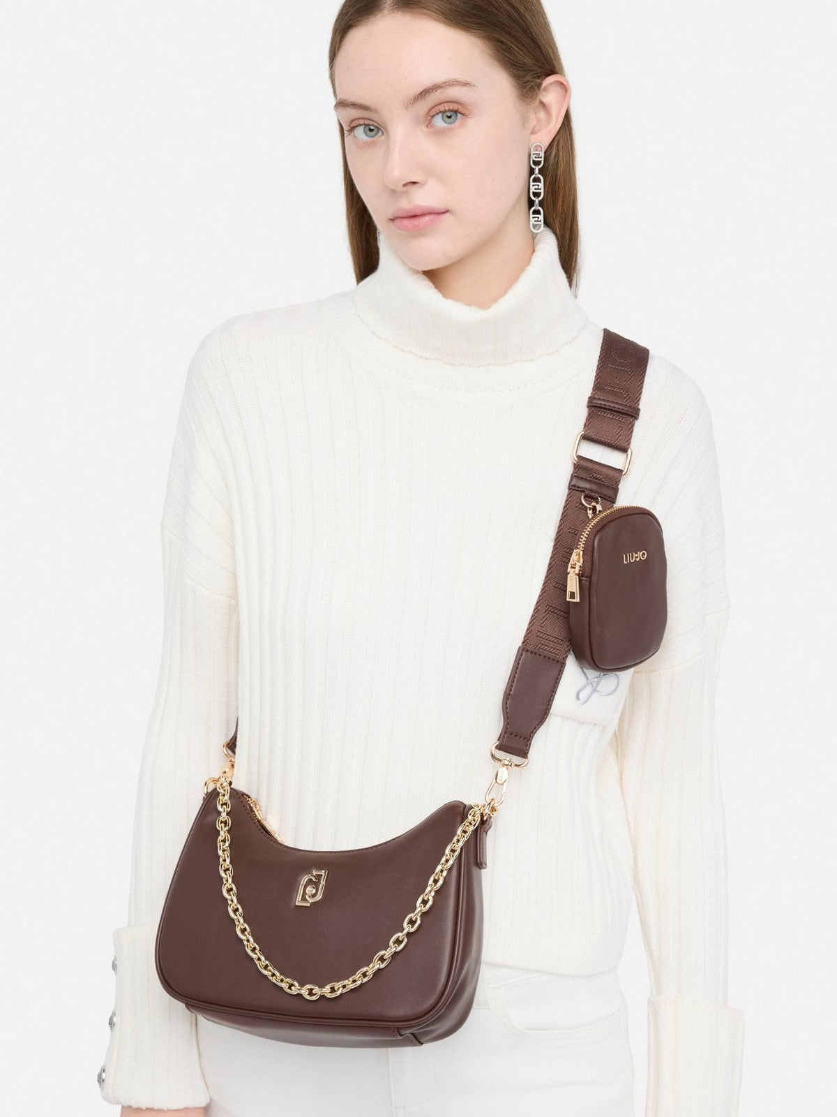 LIU JO ACCESSORIES Borsa Donna  AF5180E0077 90912 MORO LIGHT