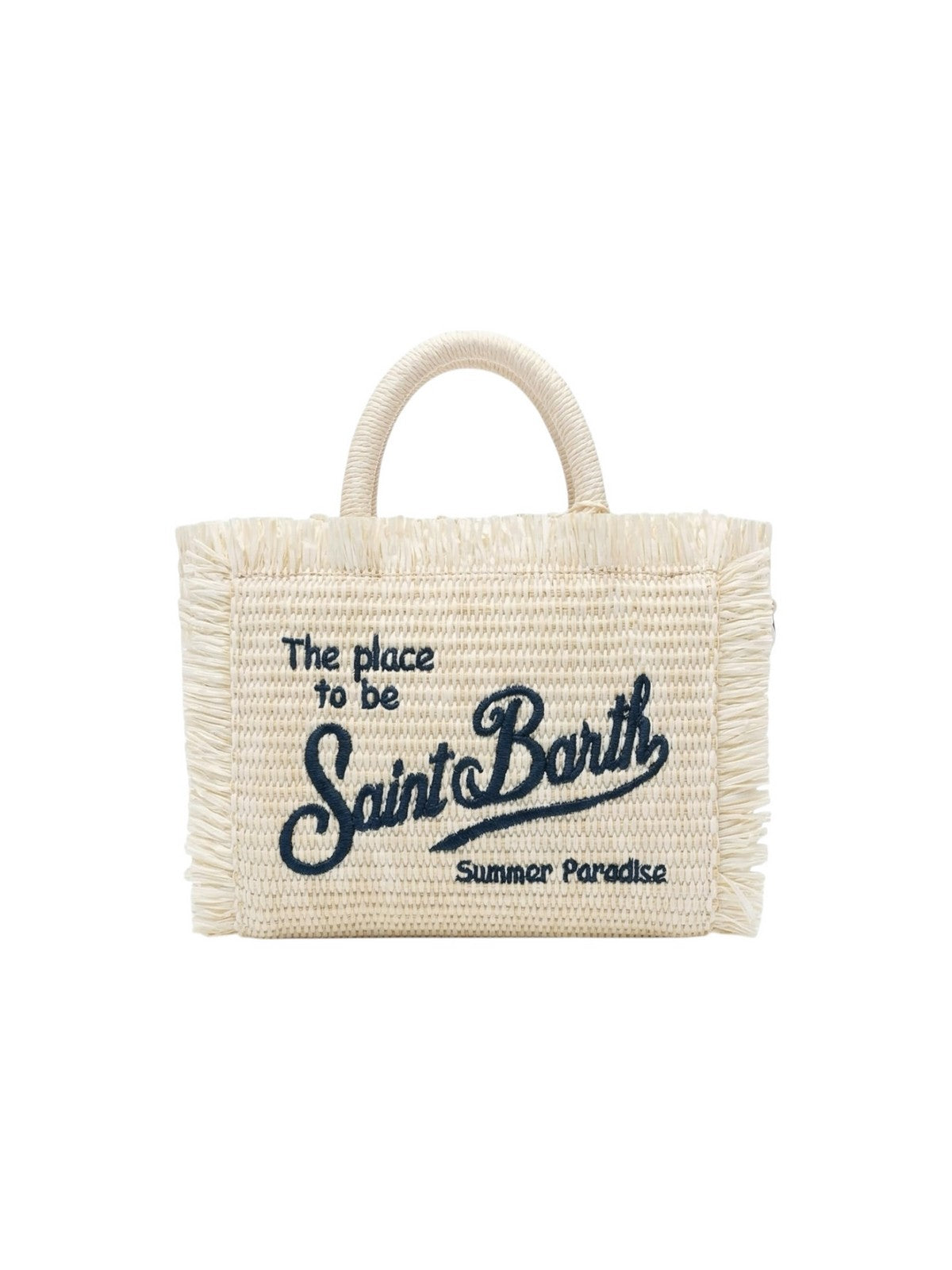 MC2 SAINT BARTH Borsa Donna  VANITY MINI STRAW N 00895L BIANCO