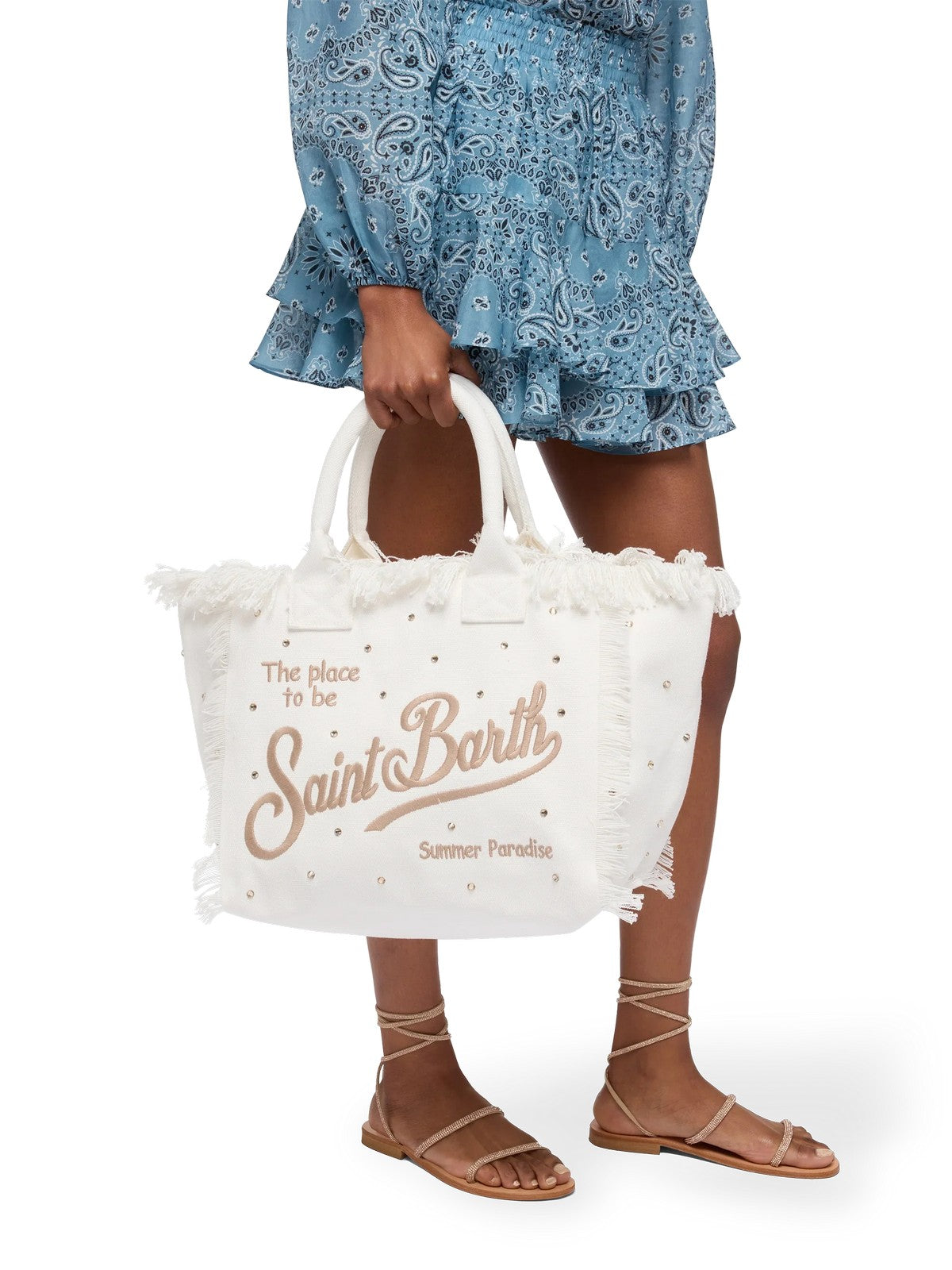 MC2 SAINT BARTH Borsa Donna  VANITY 06653H STRASS BIG 1011 EMB