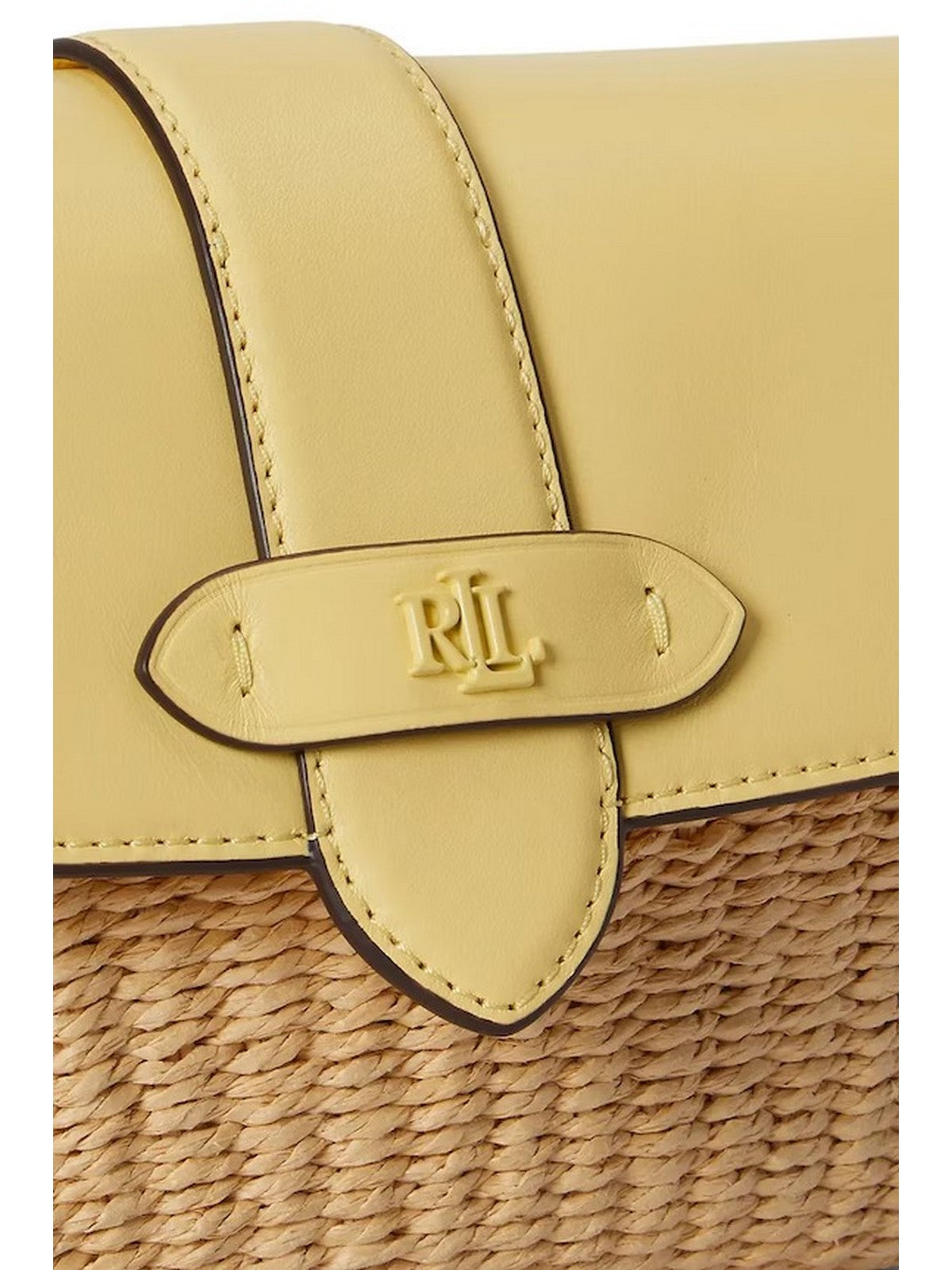 LAUREN RALPH LAUREN Borsa Donna LYNDEN-SHOULDER BAG-SMALL 431P10158 004 NATURAL/LEMON SORBET