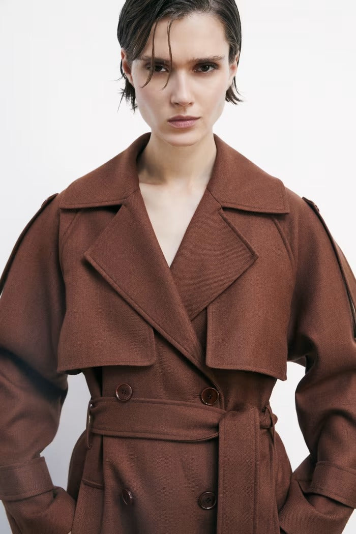 PATRIZIA PEPE Cappotto Donna  8O0188 A630 B834 EARTH BROWN