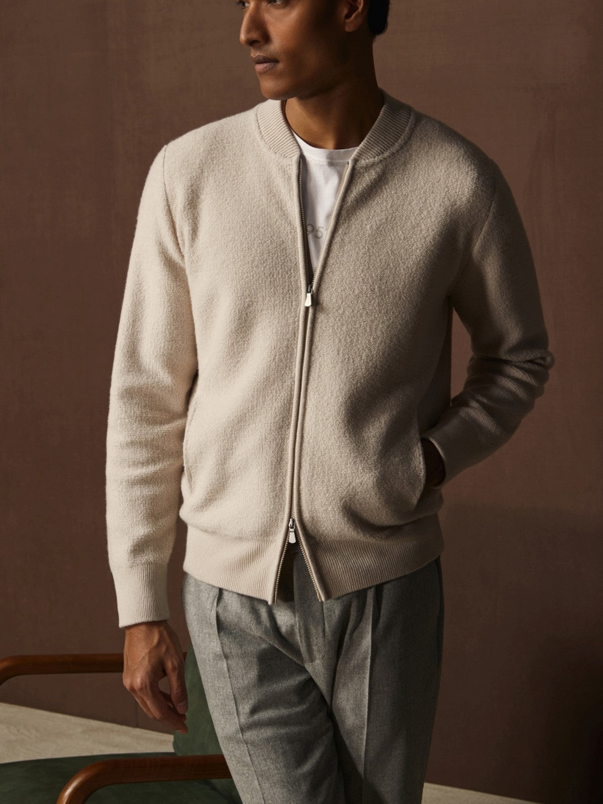 GRAN SASSO Cardigan Uomo  57139/19658 113 Avorio