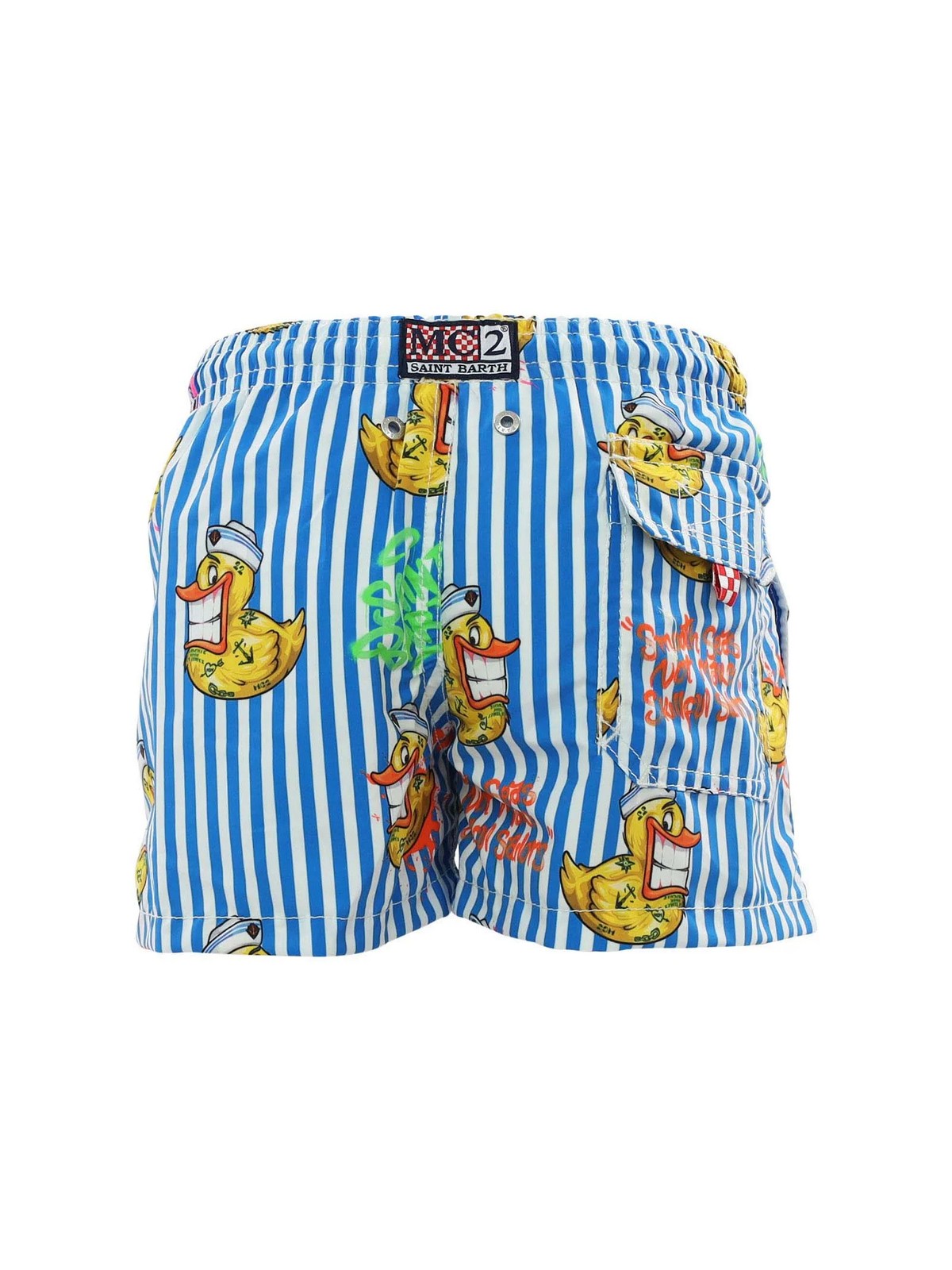 MC2 Saint Barth Costume de salle de bain Enfants et garçons Jean 03194f Bleu