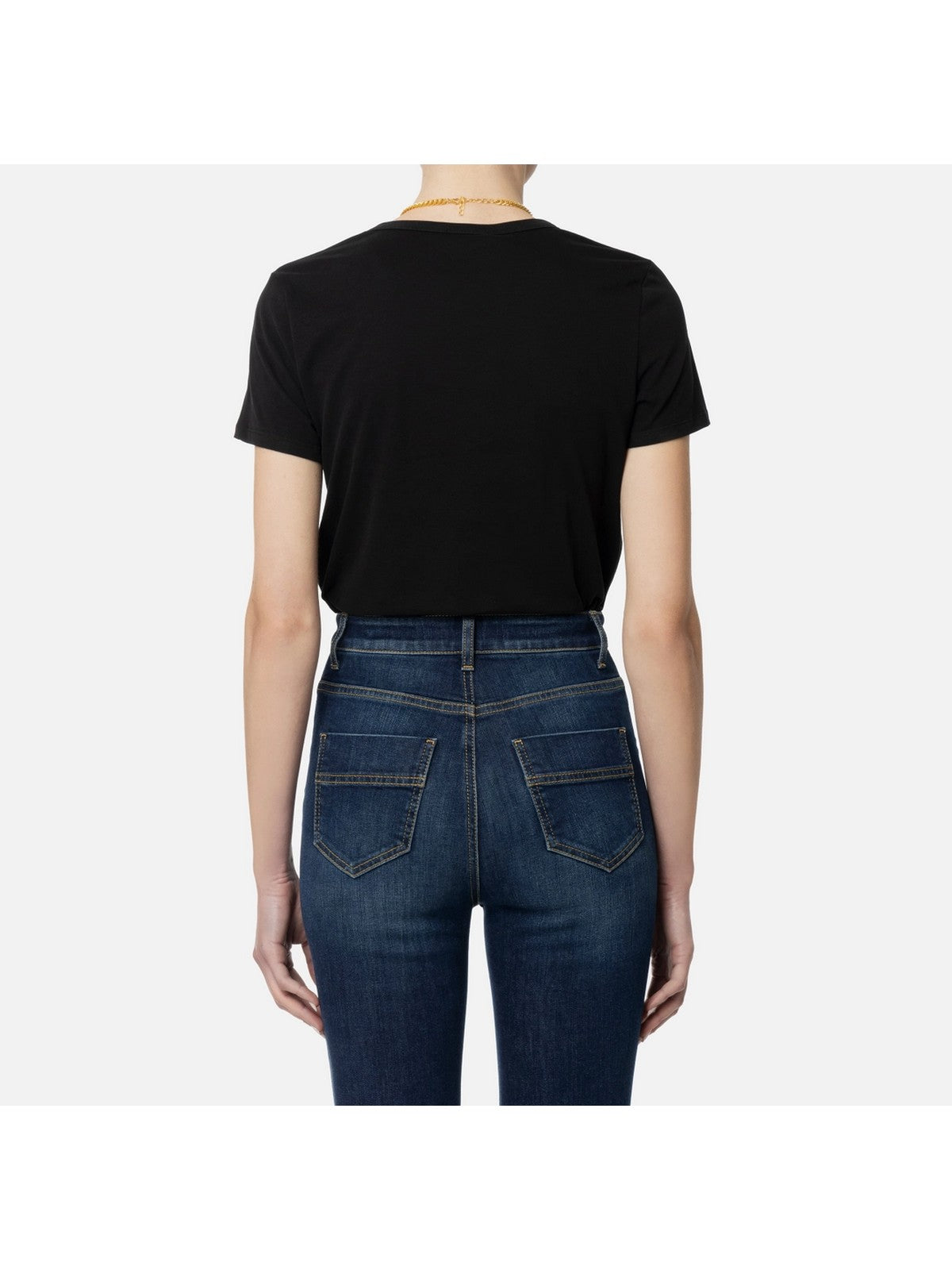 ELISABETTA FRANCHI T-Shirt et Polo Femme MA00946E2 110 Noir