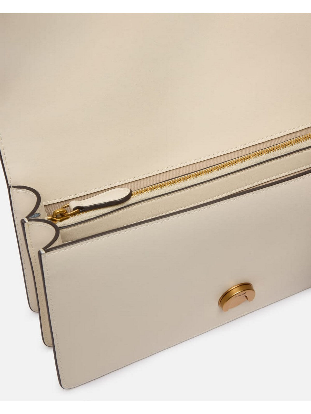 PINKO Borsa Donna LOVE ONE CLASSIC ST. CL 105857-A0F1 Z14Q BIANCO SETA-ANTIQUE GOLD