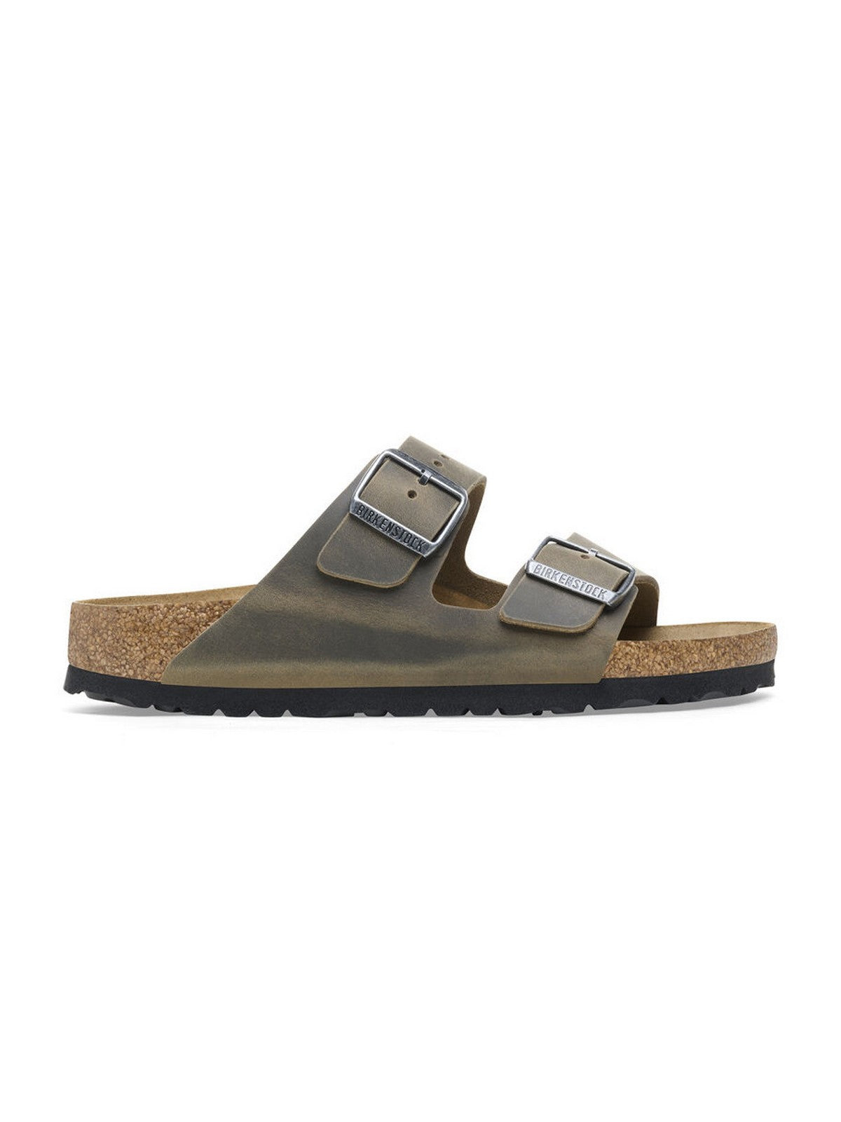 BIRKENSTOCK Sandalo Uomo Arizona faded khaki, Oiled Leather 1027039 Verde gioboutiqueweb
