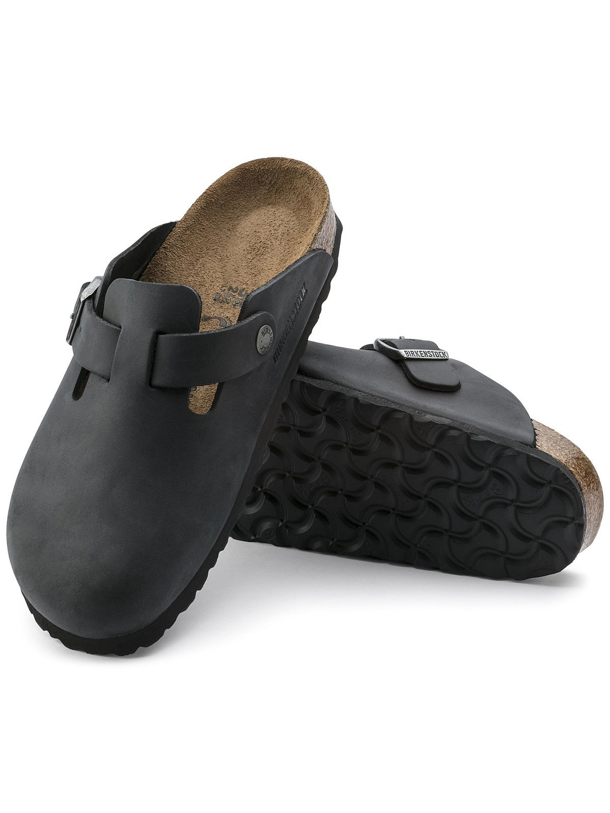 Birkenstock Sandalo Mann Boston 059463 Schwarz