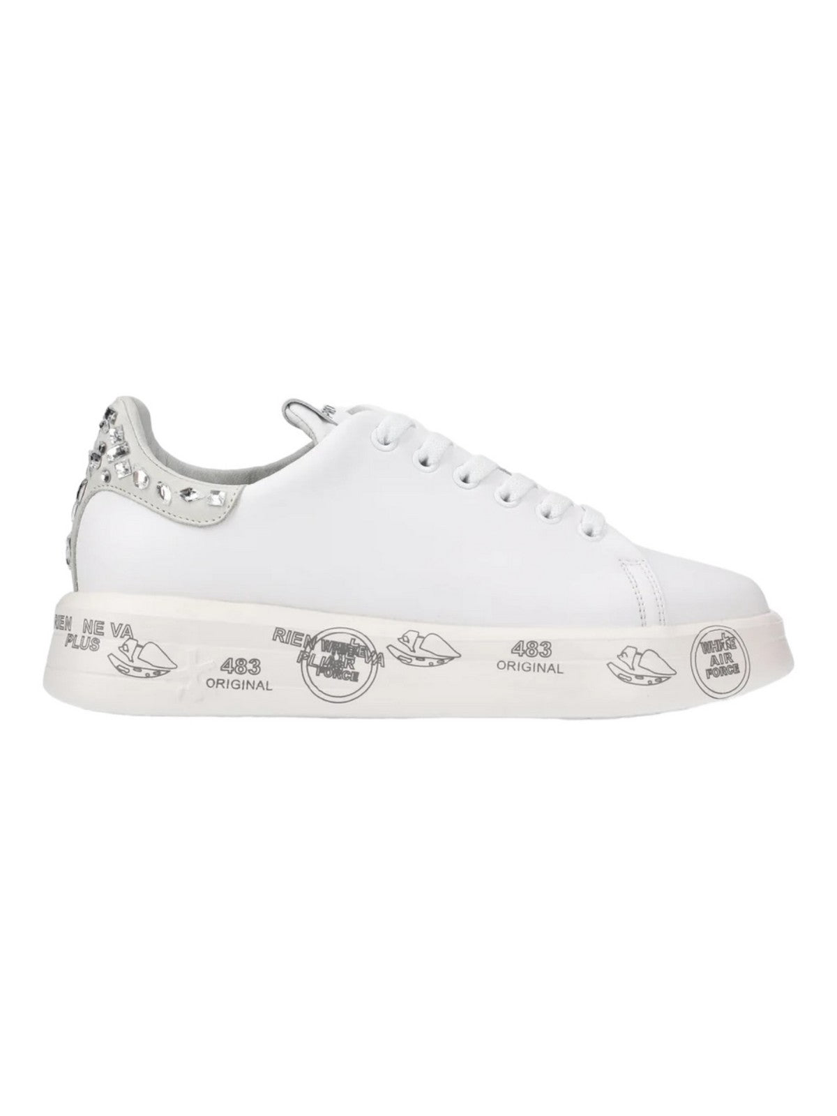 Sneaker pour femmes Belle var 6712 Sneaker blanc