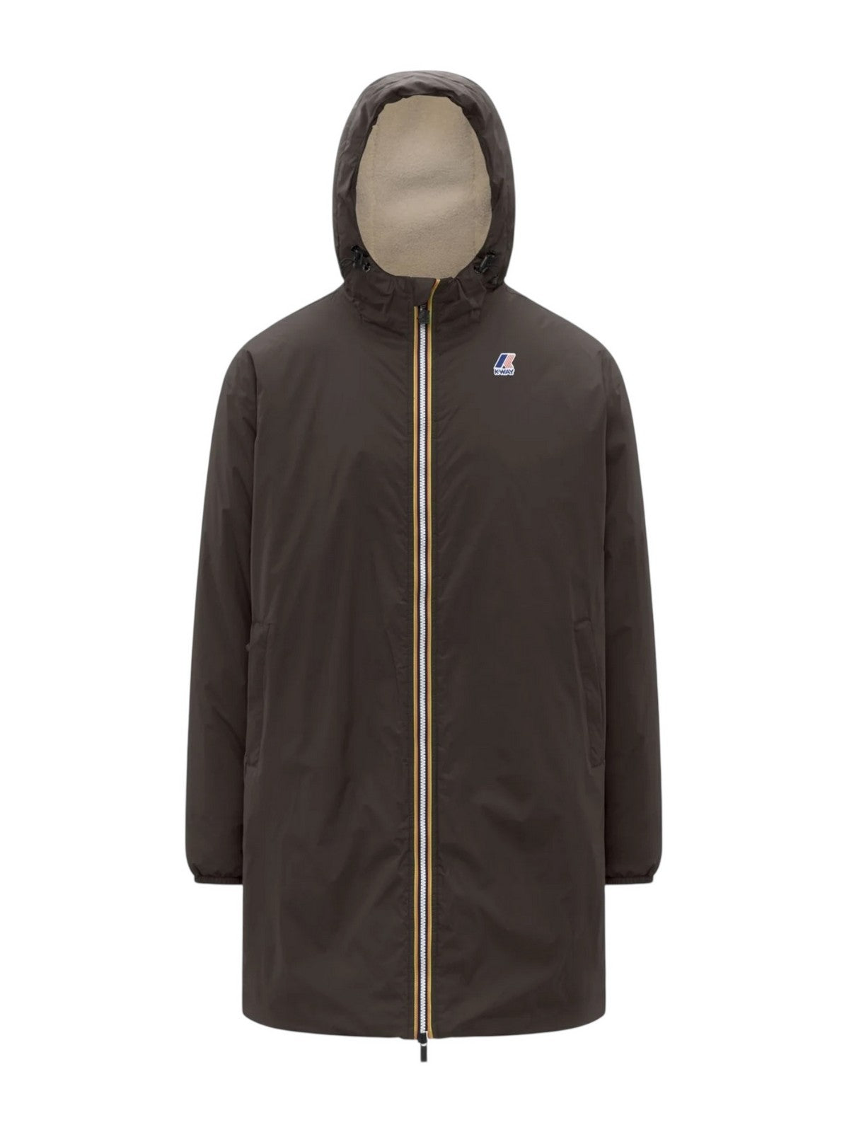 K-WAY Giubbino Uomo LE VRAI 4.0 EIFFEL EAST ORSETT K21516W XRG Black Olive