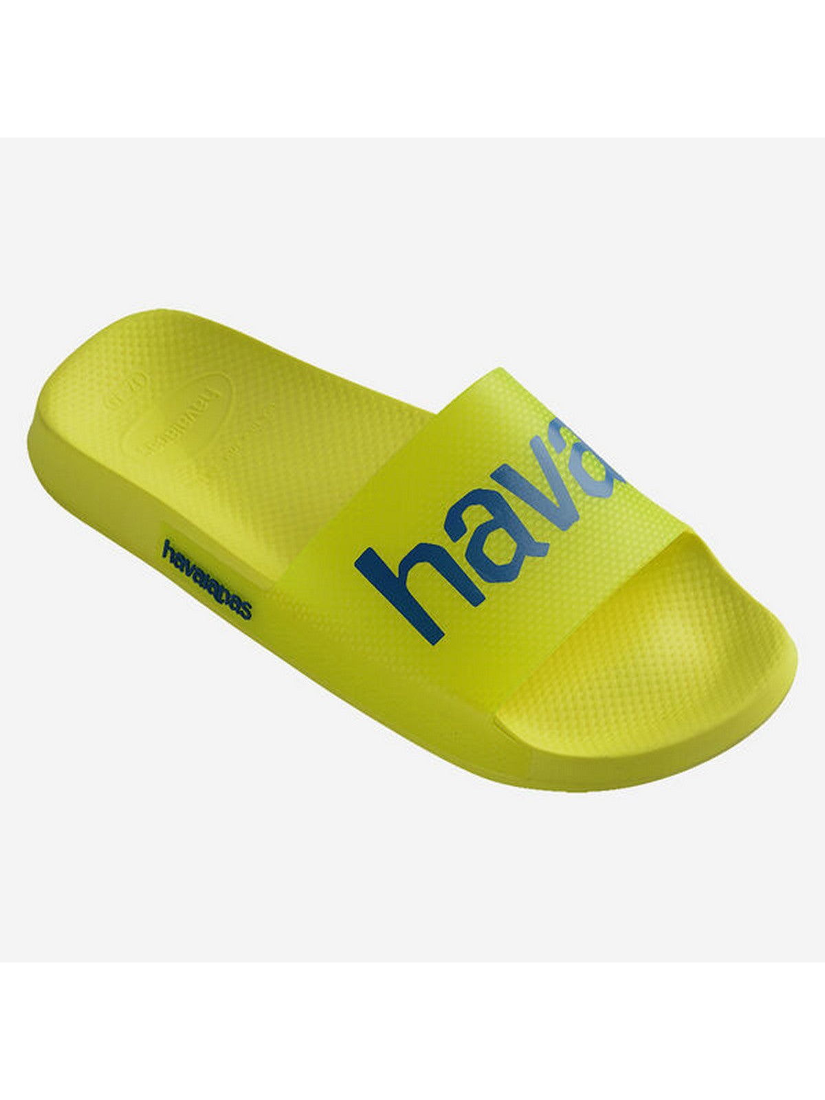 HAVAIANAS Pantoufle Femme Hav. Slide Logomania Néon 4149038.5573 Jaune