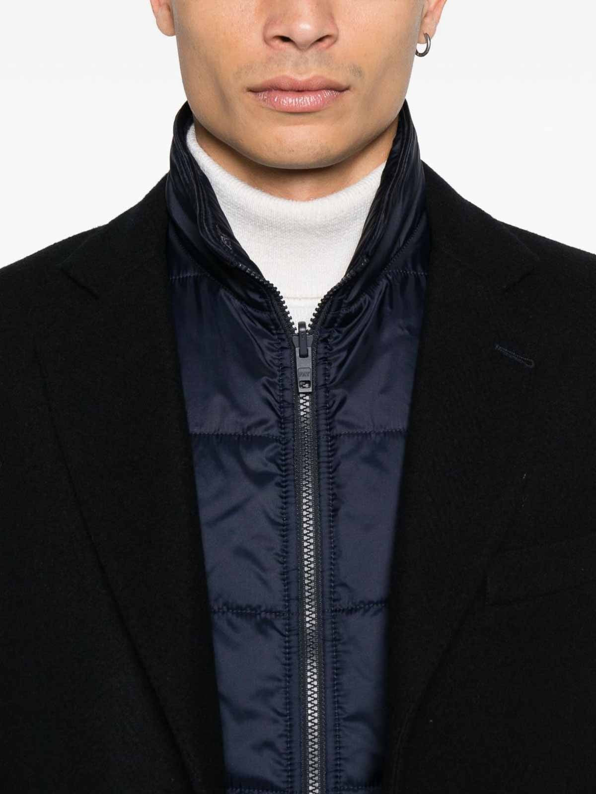FAY Cappotto Uomo  NAM53511390XMDU807 BLU NAVY