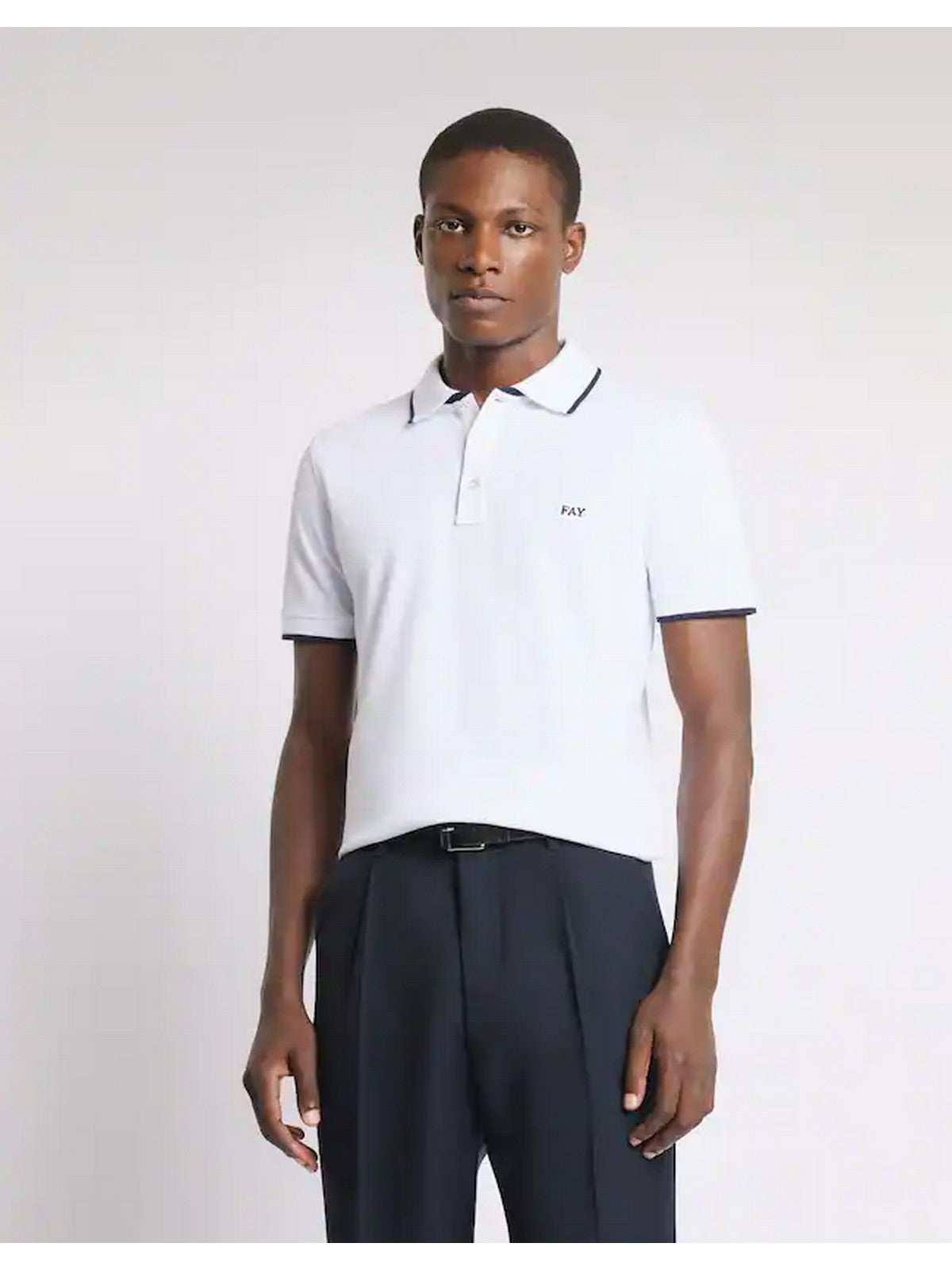 FAY Polo Uomo  NPMB252140STDWB001 Bianco