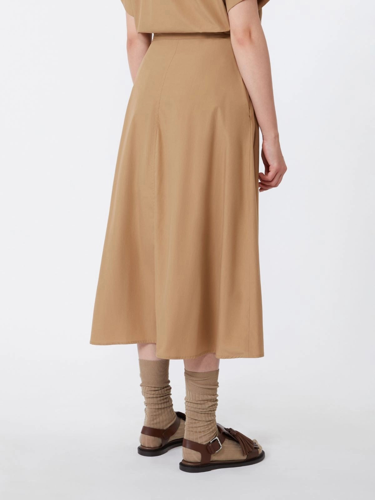 MAX MARA WEEKEND Gonna Donna WKDZATTERA 2615101042600 010 CUOIO gioboutiqueweb