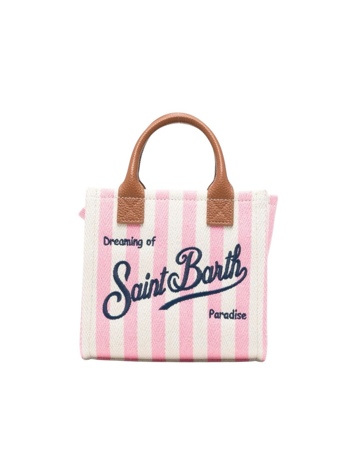 MC2 SAINT BARTH Borsa Donna  VANITY BAG MINI 01784L HB STRIPES LEATHER 2119 EMB