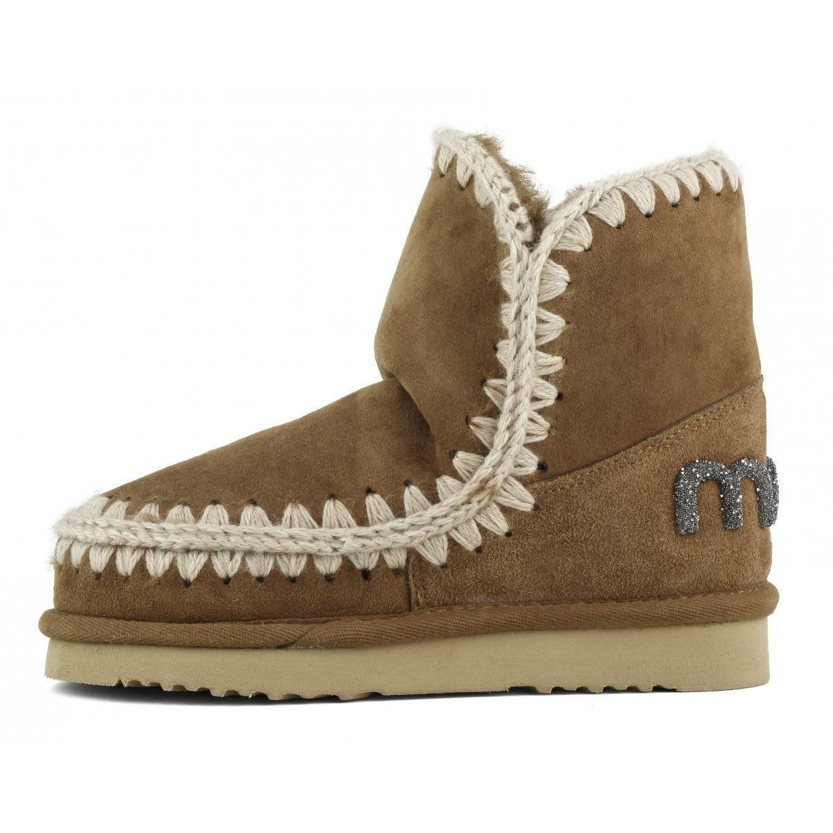 MOU Stivali e Stivaletti Donna ESKIMO 18 GLITTER LOGO MU.FW101050A COG COGNAC