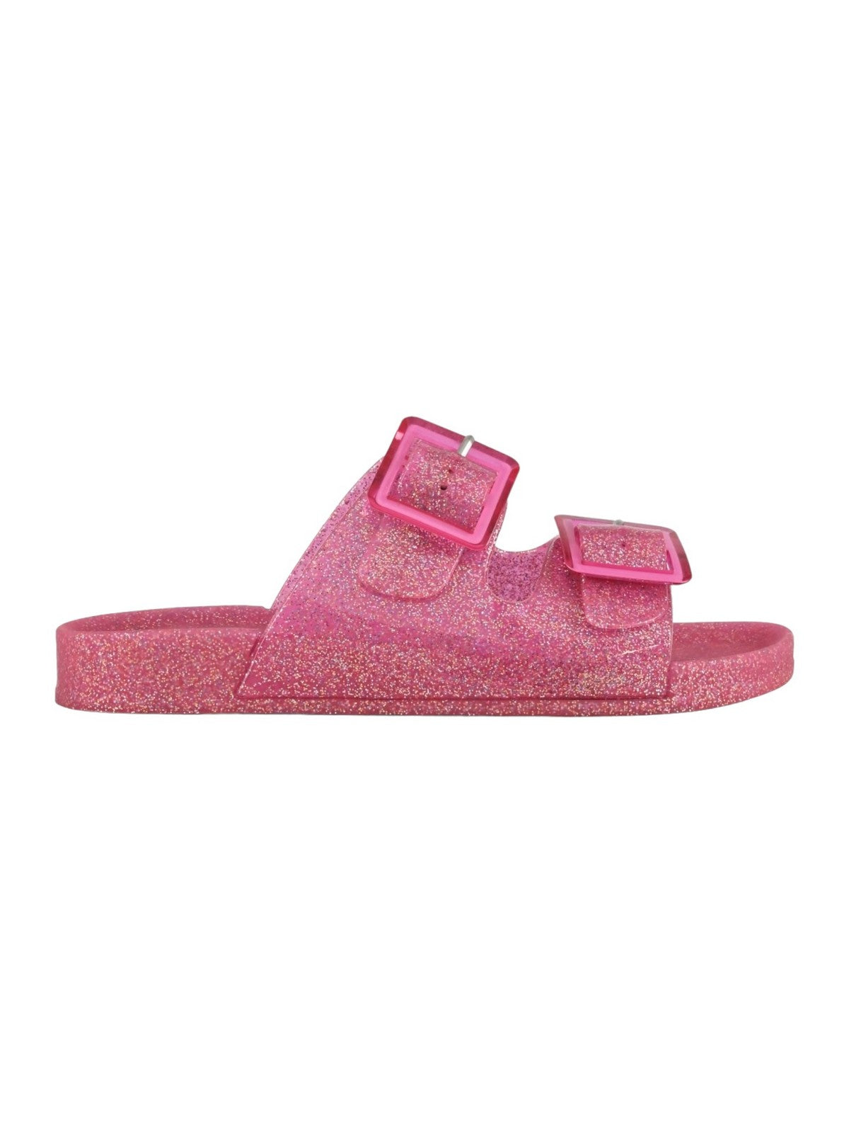 Couleurs de Californie Ciabatta femme Jelly Bio Glitter avec deux Buc HC.Chj0016 Fux Rosa