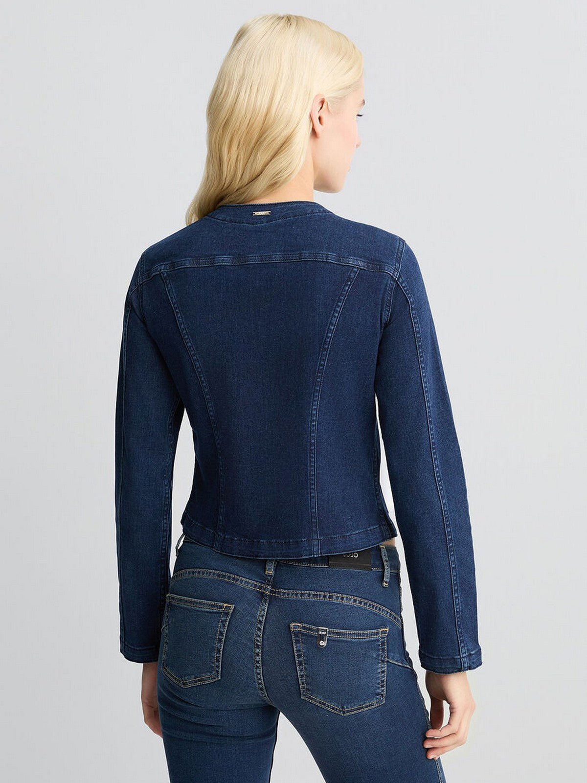 LIU JO BLUE DENIM Giacca Donna  UA5085D4925 78816 Blu gioboutiqueweb