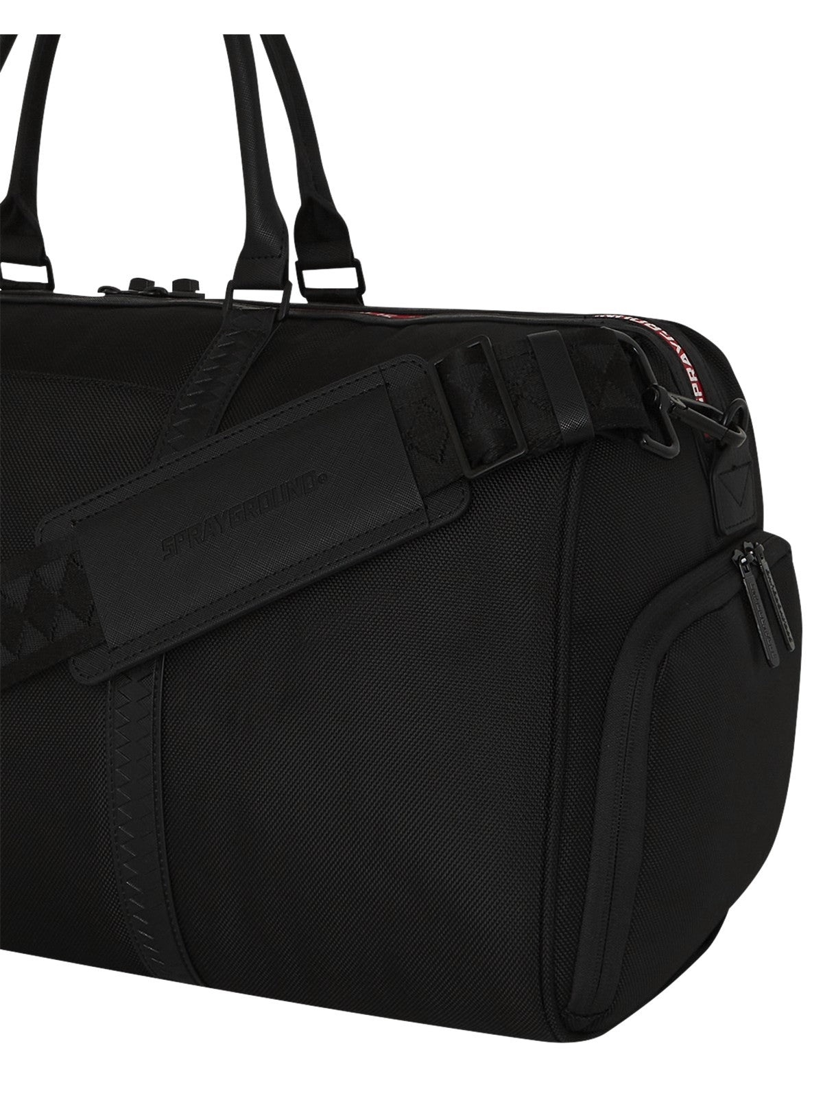 SPRAYGROUND Borsone Uomo PRINTED ZIPPER SHARK DUFFLE 910D7880NSZ Nero