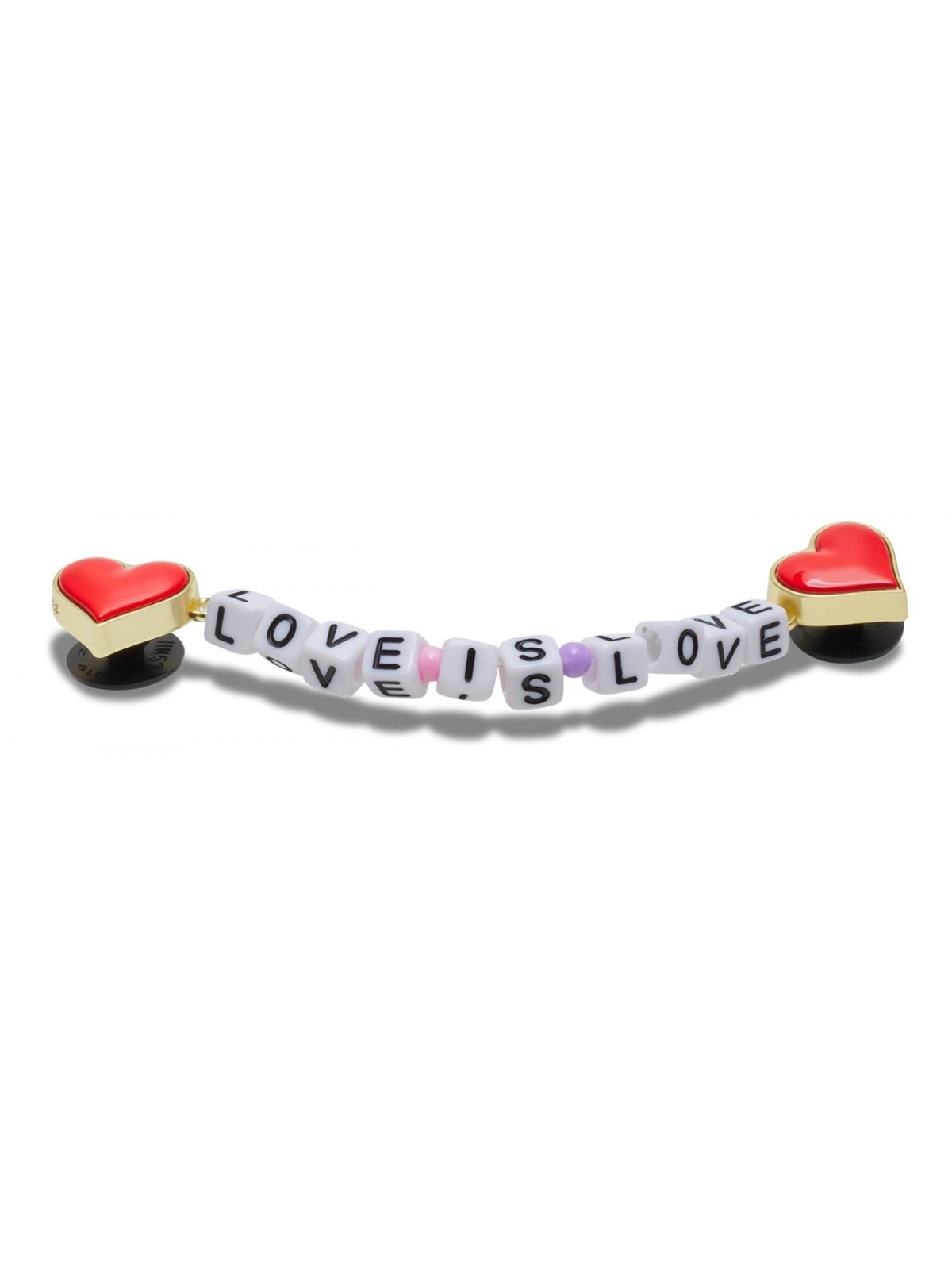 CROCS JIBBITZ Bambine e ragazze Pride Love is Love Chain CR.5066 JIB Bianco gioboutiqueweb