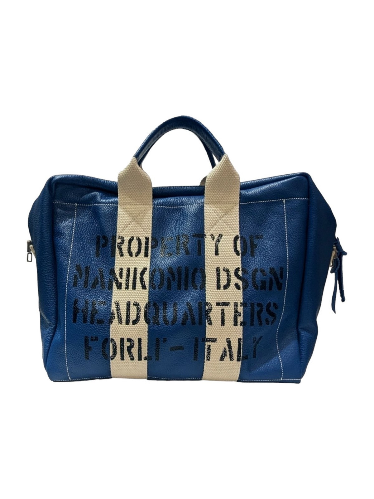 Manikomio dsgn Herrenbag Ikon Leder An6505-1 PM11 Blau