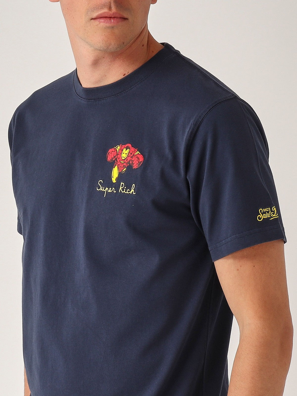 MC2 SAINT BARTH T-shirt Uomo  TSHIRT MAN 04965H IRON MAN FERRO 61 EMB gioboutiqueweb
