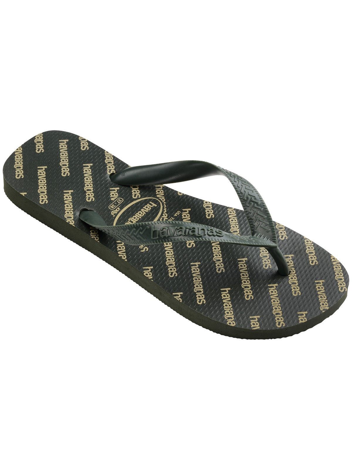 HAVAIANAS Infradito Uomo Top logomania essential 4149891.4896 Verde gioboutiqueweb