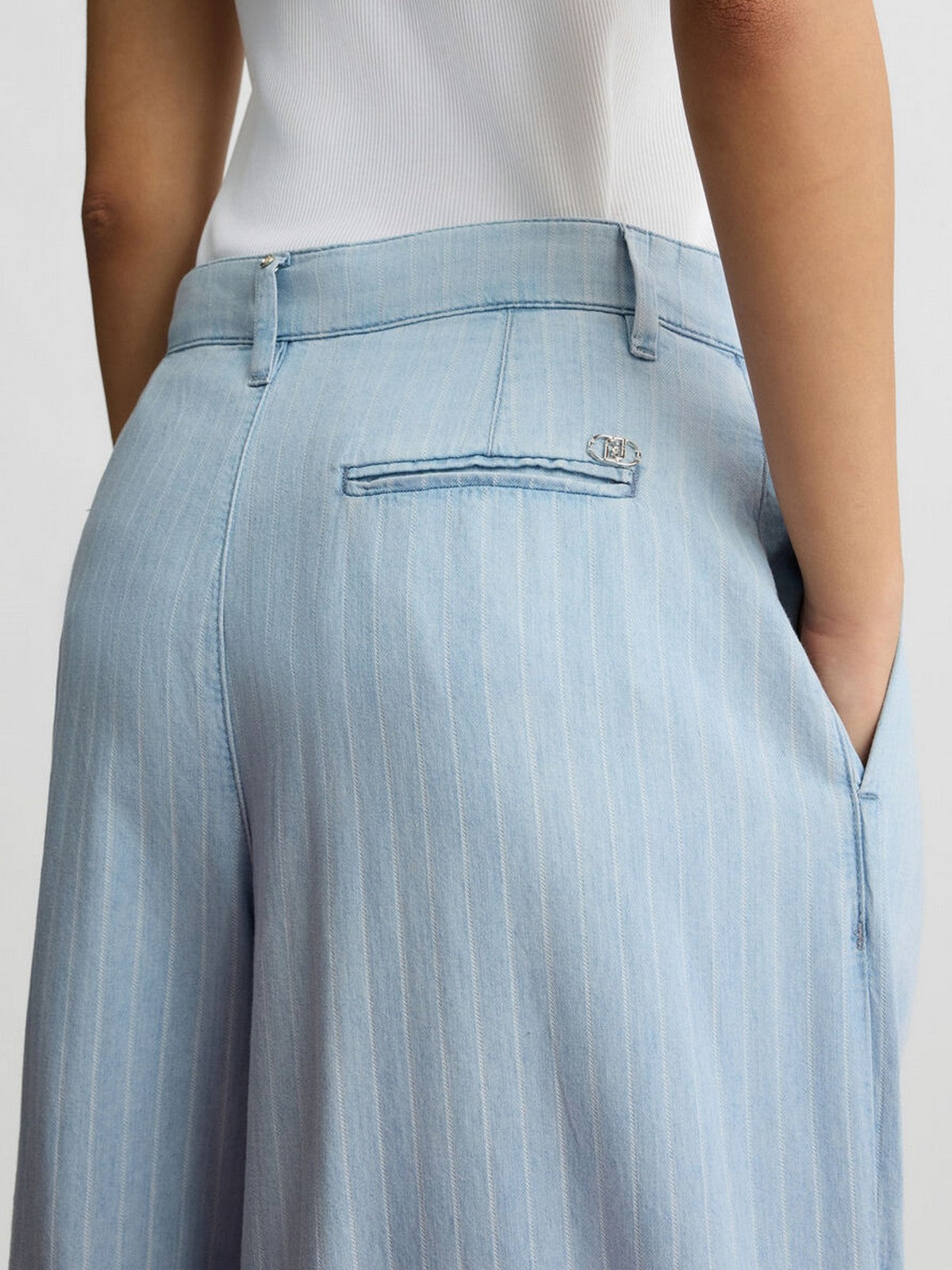 LIU JO BLUE DENIM Pantalone Donna  UA5123D4989 78822 Blu gioboutiqueweb