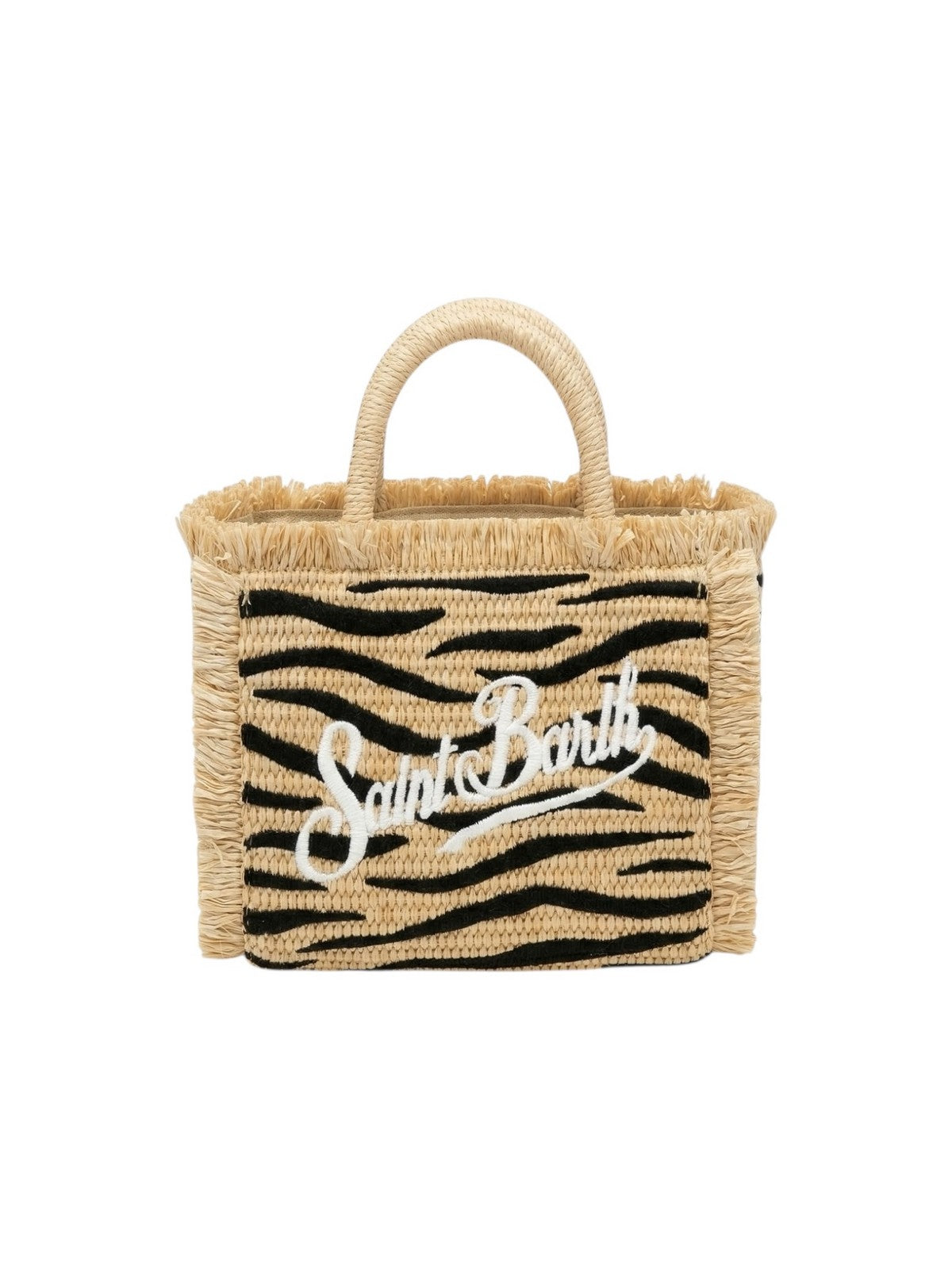 MC2 SAINT BARTH Borsa Donna  VANITY MINI STRAW N 02765L ZEBRA 1100 EMB