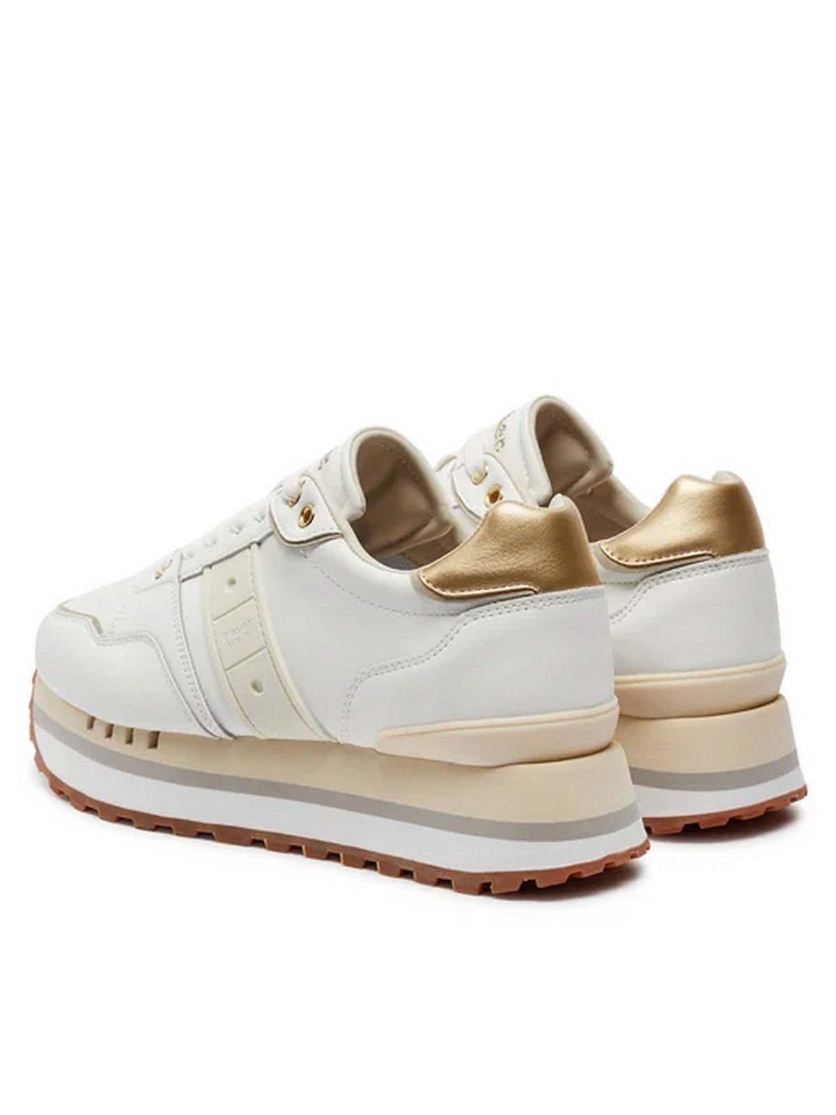 Blauer Sneaker Woman Epps01 S4epps01/Lea Whi bianco