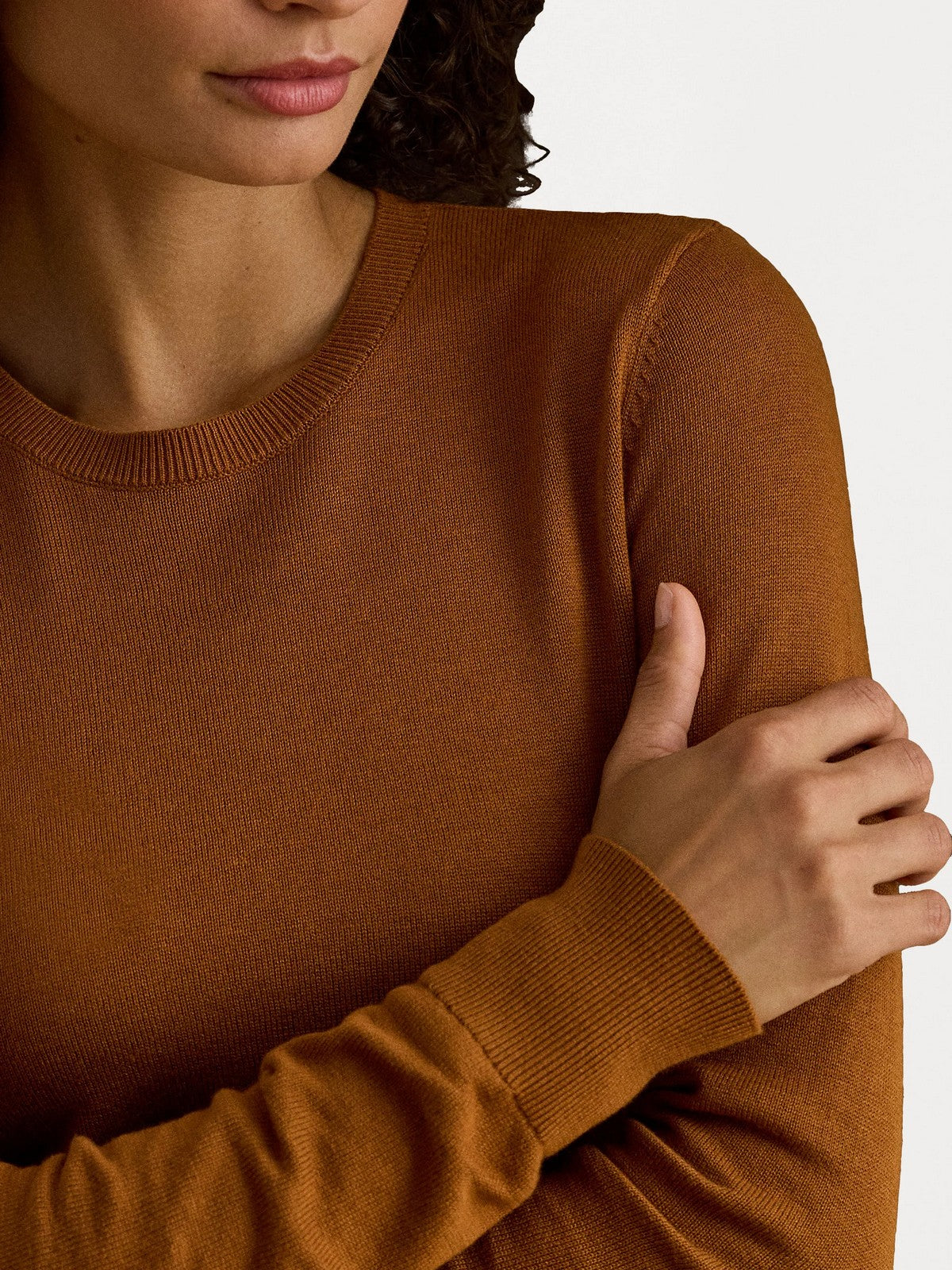 LAUREN RALPH LAUREN Maglia Donna SHAVONNE-LONG SLEEVE-PULLOVER 200919114 019 CINNAMON BARK