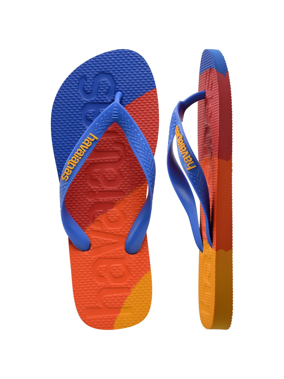 HAVAIANAS Tongs pour hommes Hav. Top logomanie couleurs II 4147526.3847 bleu