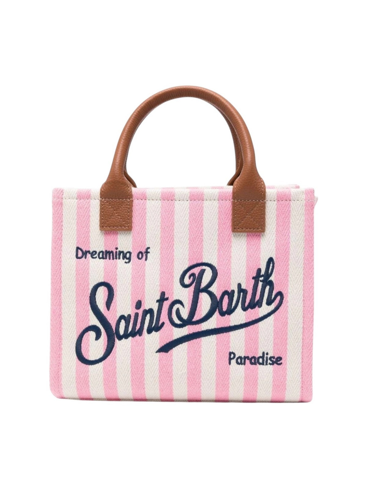 MC2 SAINT BARTH Borsa Donna  VANITY BAG MIDI 01784L HB STRIPES LEATHER 2119 EMB